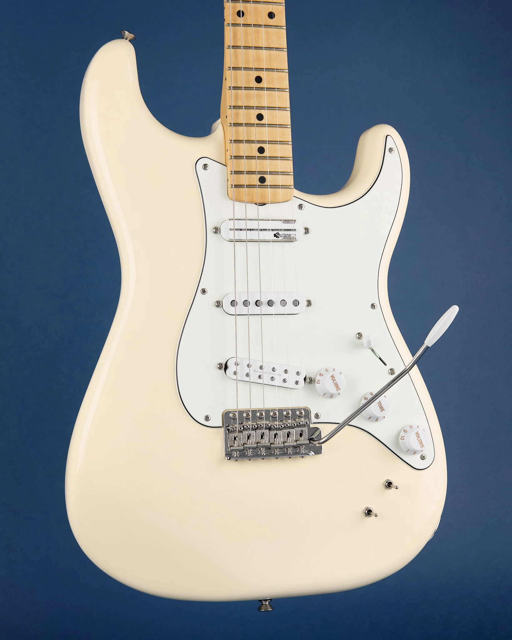 2025 Fender EOB Sustainer Stratocaster Olympic White