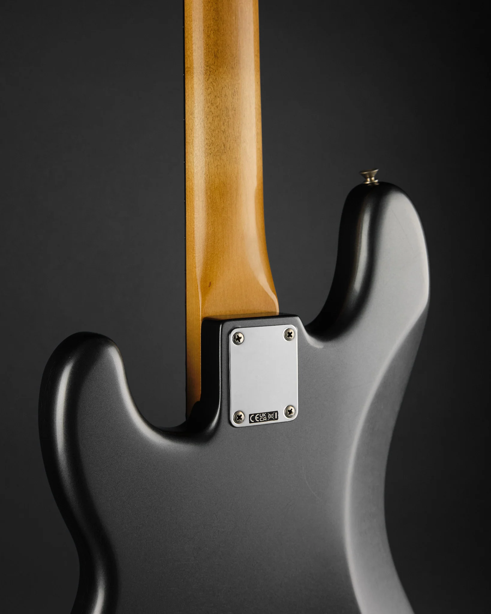 2025 Fender Limited Edition Vintera II Road Worn '60s Precision Bass Charcoal Frost Metallic - Image 11