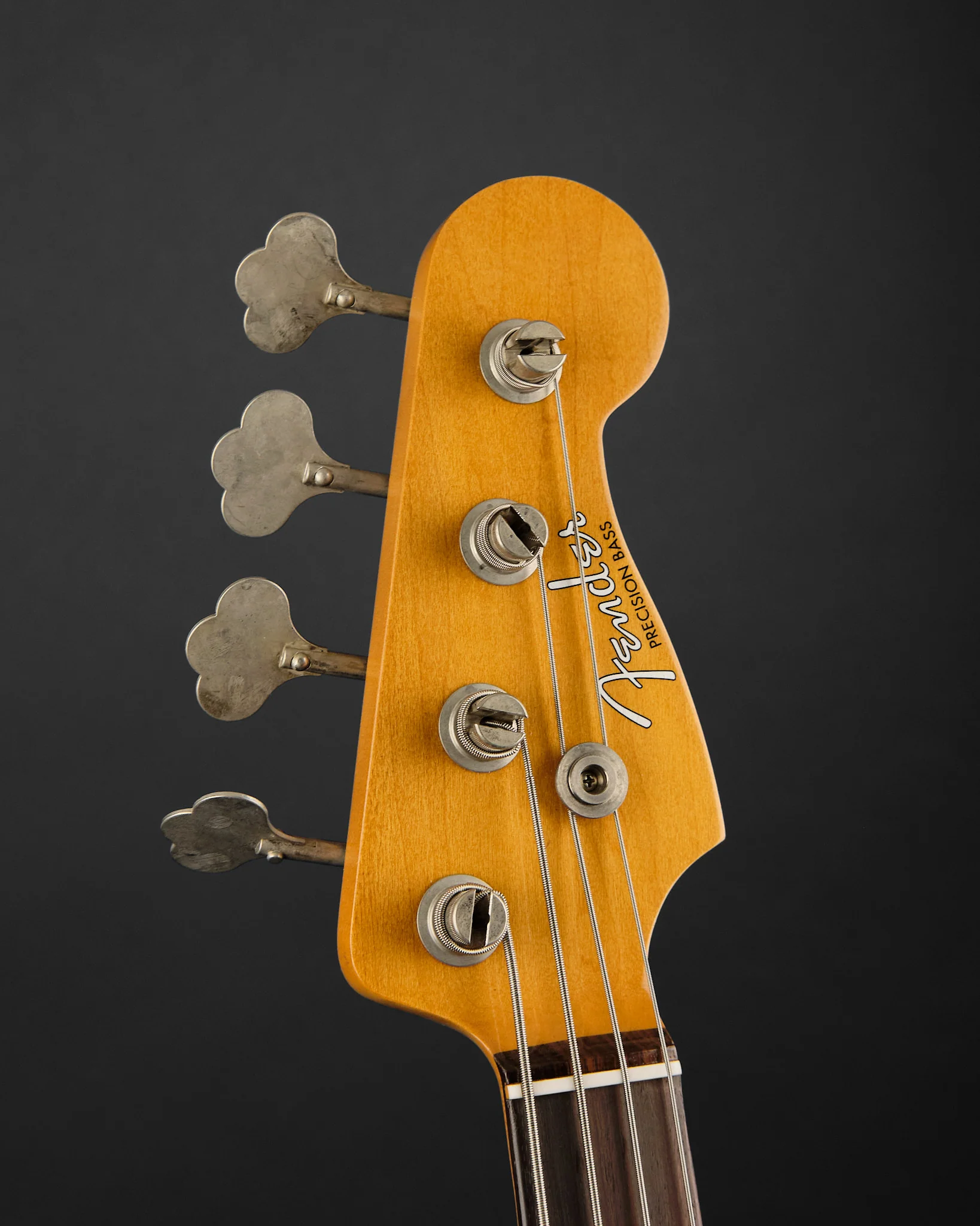 2025 Fender Limited Edition Vintera II Road Worn '60s Precision Bass Charcoal Frost Metallic - Image 2