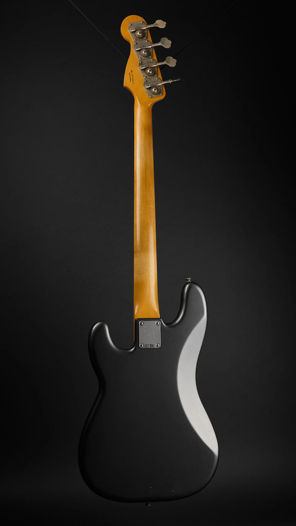 2025 Fender Limited Edition Vintera II Road Worn '60s Precision Bass Charcoal Frost Metallic - Image 5