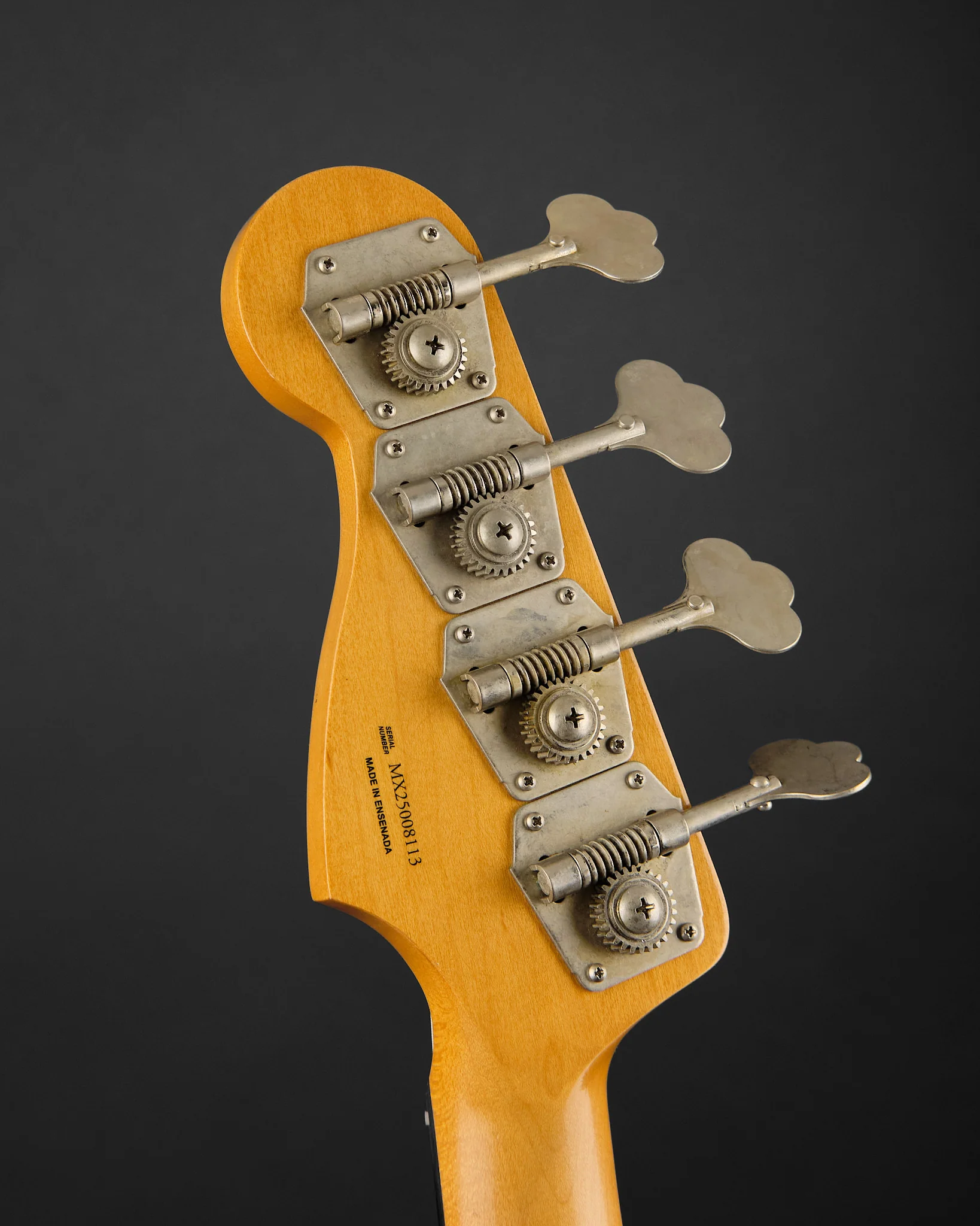2025 Fender Limited Edition Vintera II Road Worn '60s Precision Bass Charcoal Frost Metallic - Image 7
