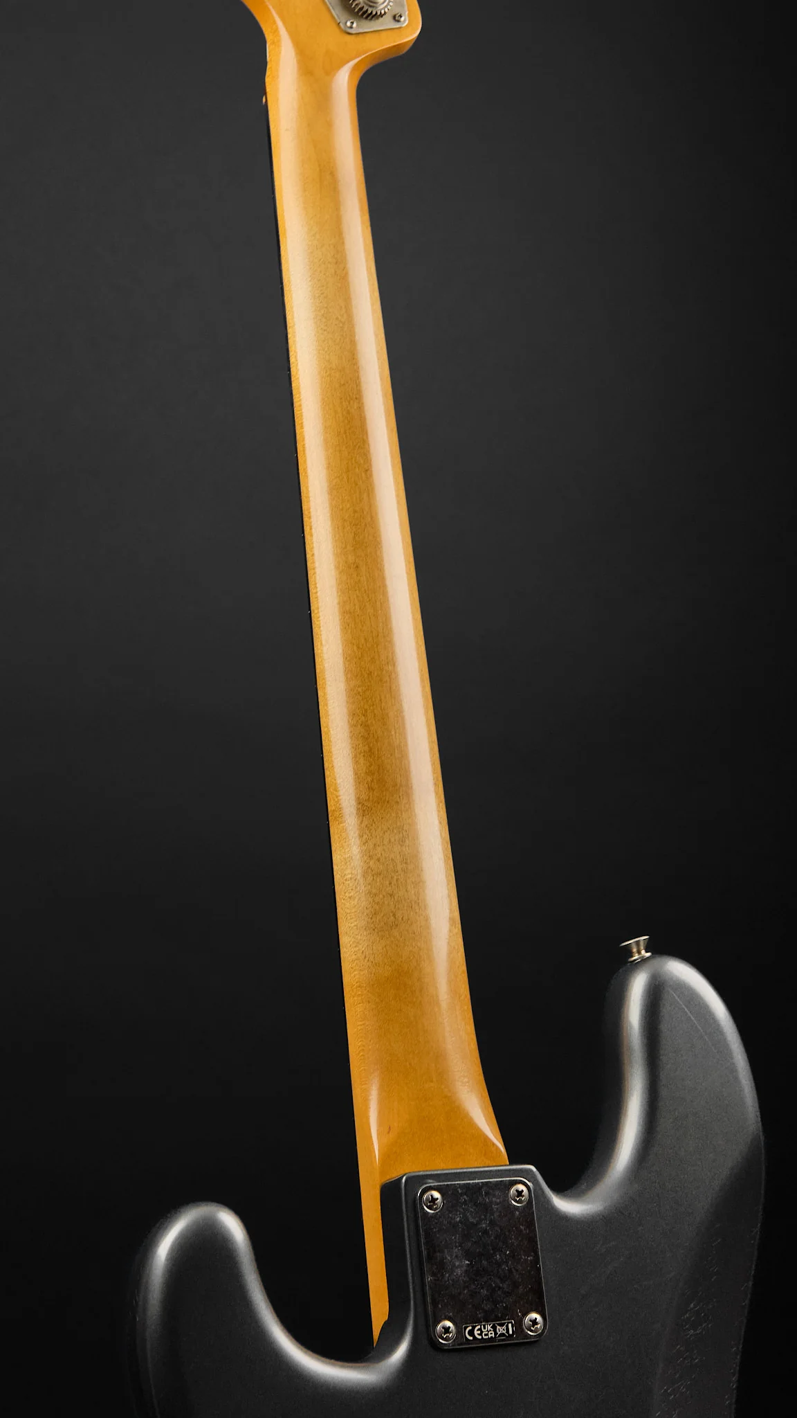 2025 Fender Limited Edition Vintera II Road Worn '60s Precision Bass Charcoal Frost Metallic - Image 8