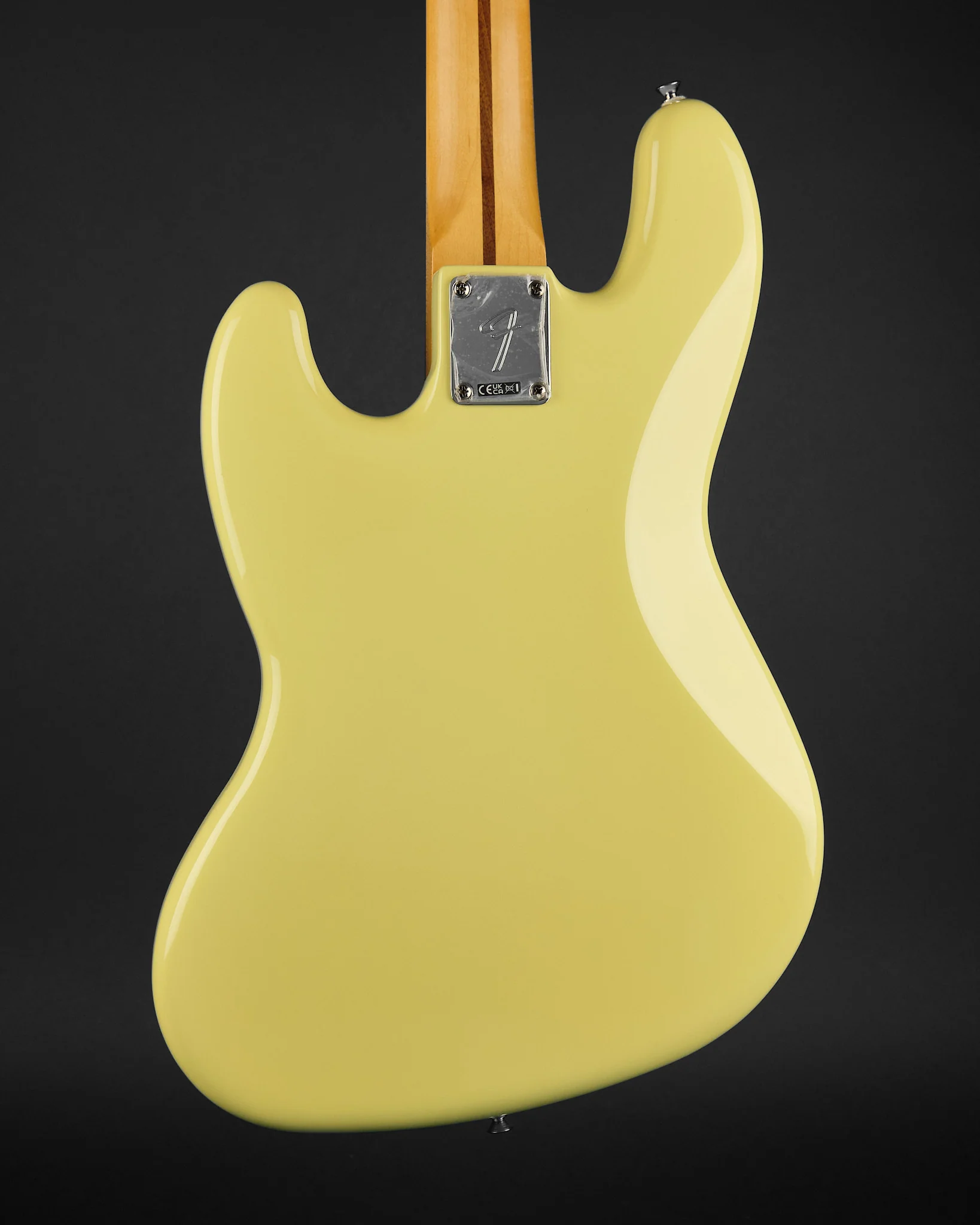 2025 Fender Player II Jazz Bass Hialeah Yellow - Image 3