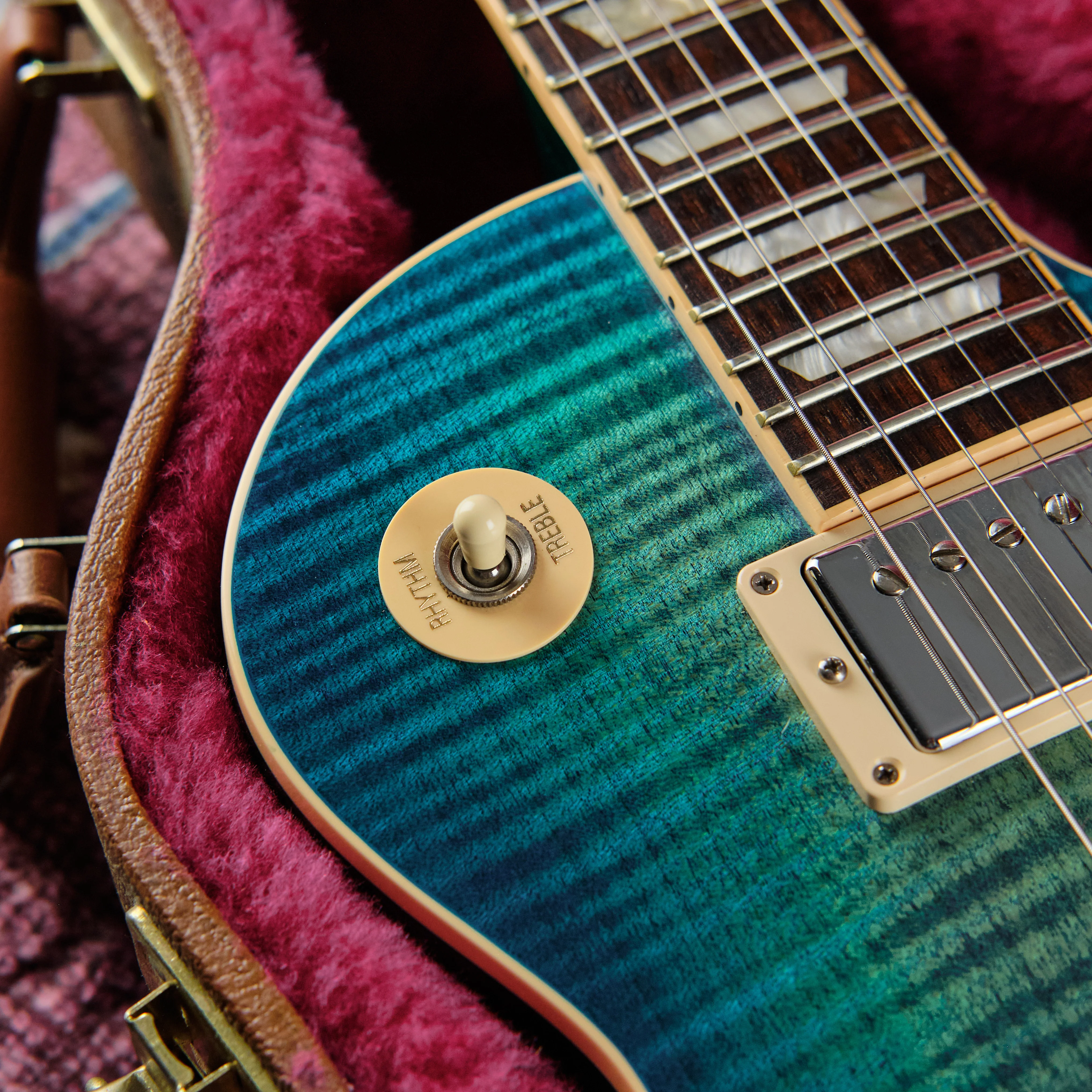2014 Gibson Les Paul Standard 120th Anniversary Ocean Blue - Image 6