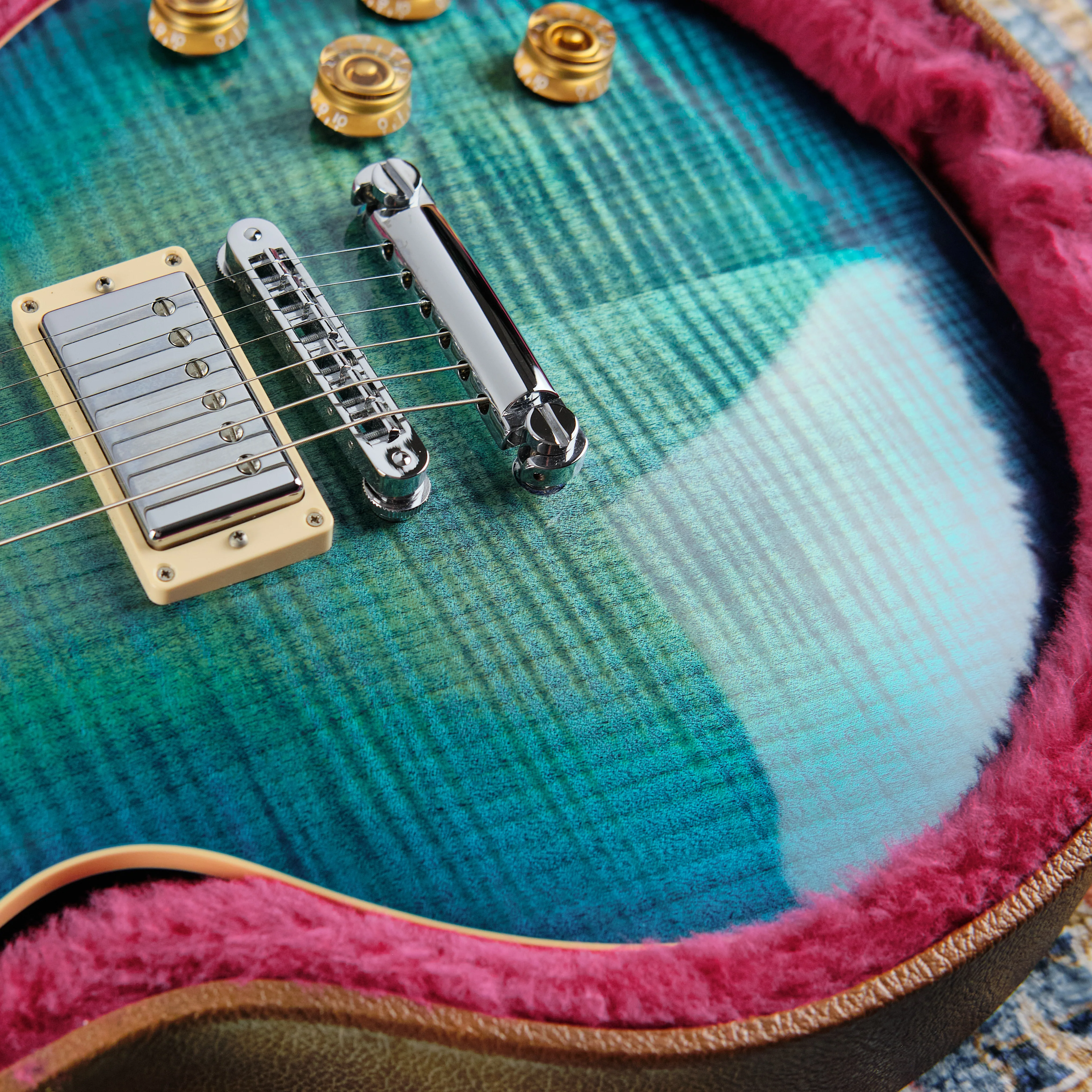 2014 Gibson Les Paul Standard 120th Anniversary Ocean Blue - Image 7