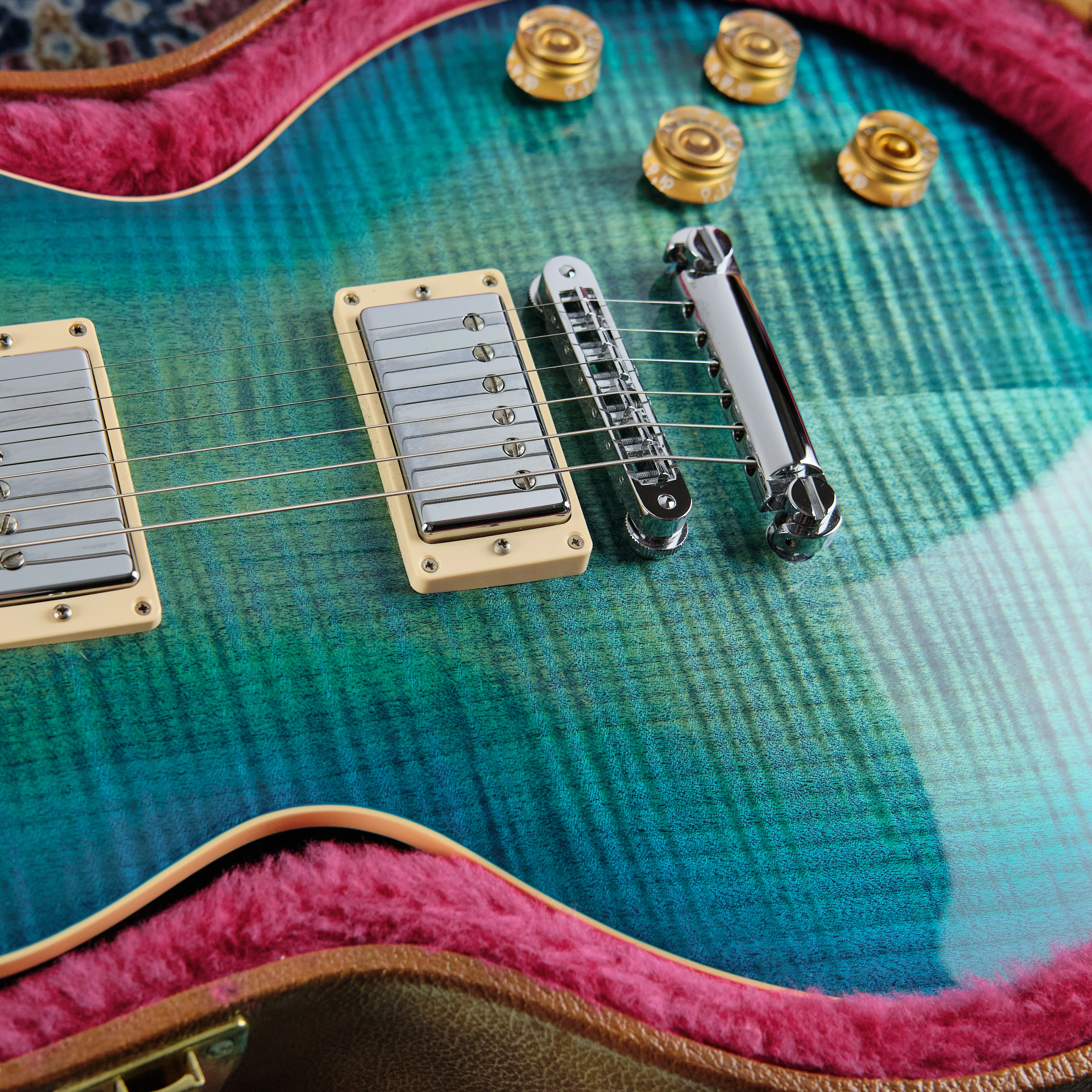 2014 Gibson Les Paul Standard 120th Anniversary Ocean Blue - Image 8