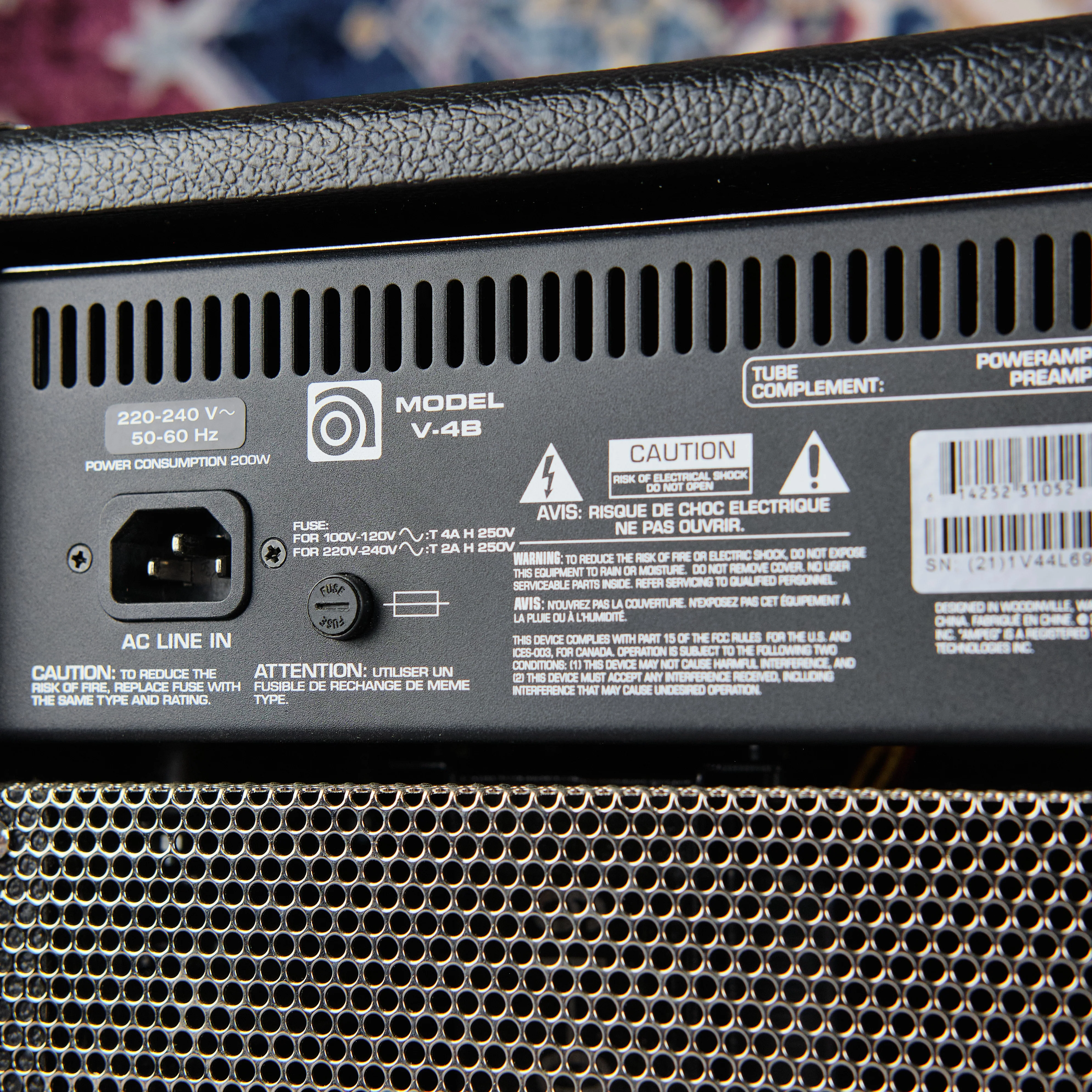 Ampeg V-4B 100-Watt Bass Head (Second-Hand) - Image 7