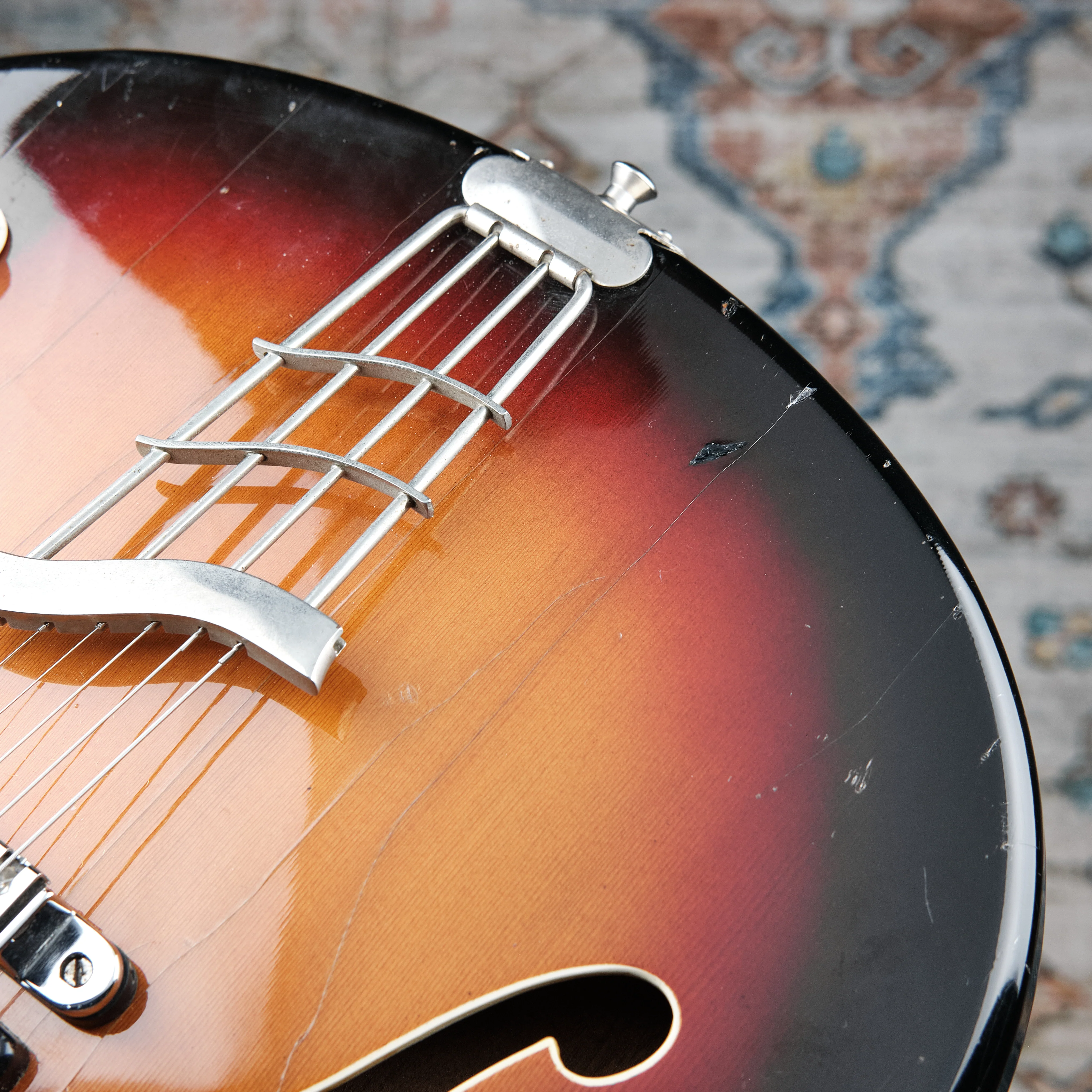 1966 Hofner 4600/E2 Sunburst - Image 6