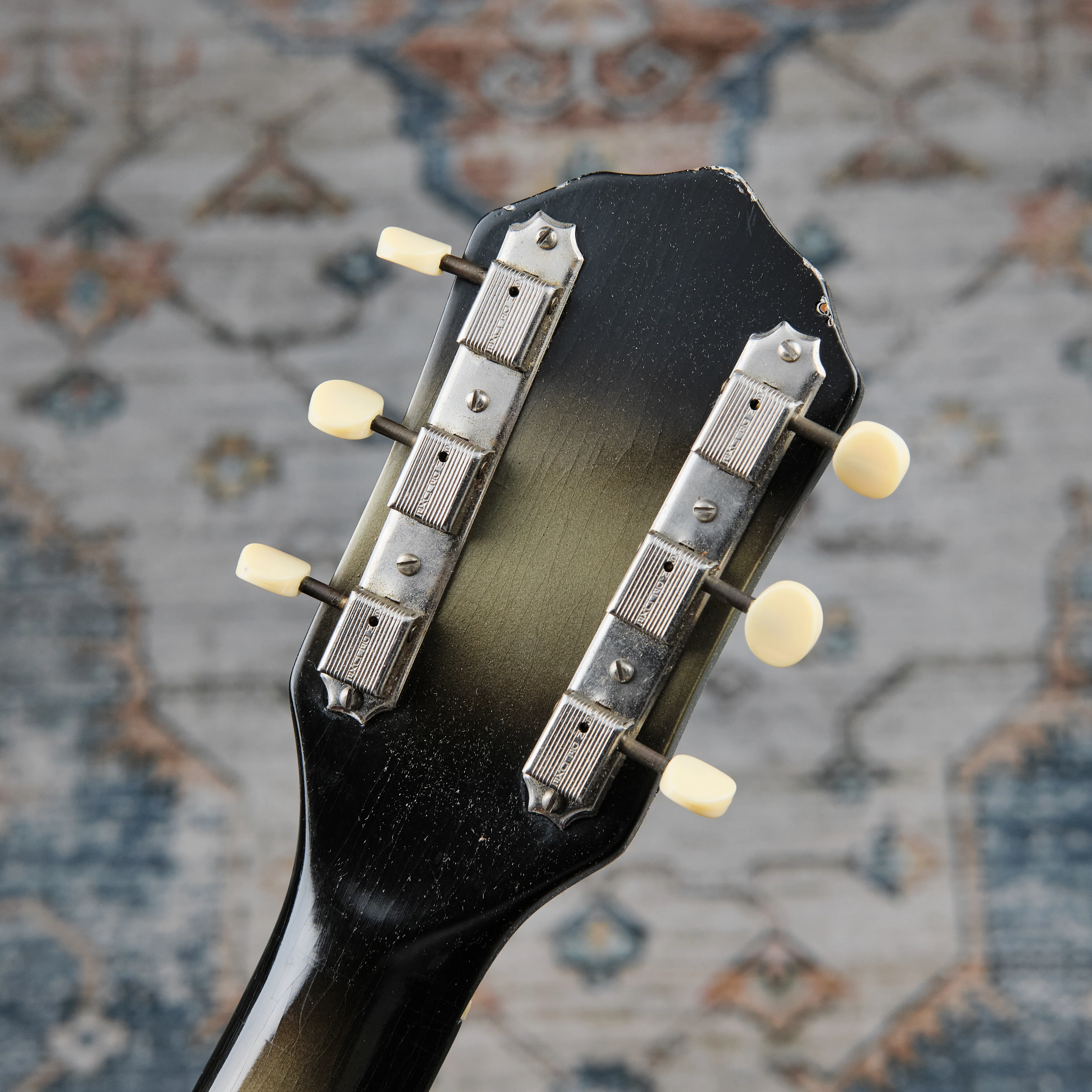 1950s Kay K142 Olive Green Burst - Image 4