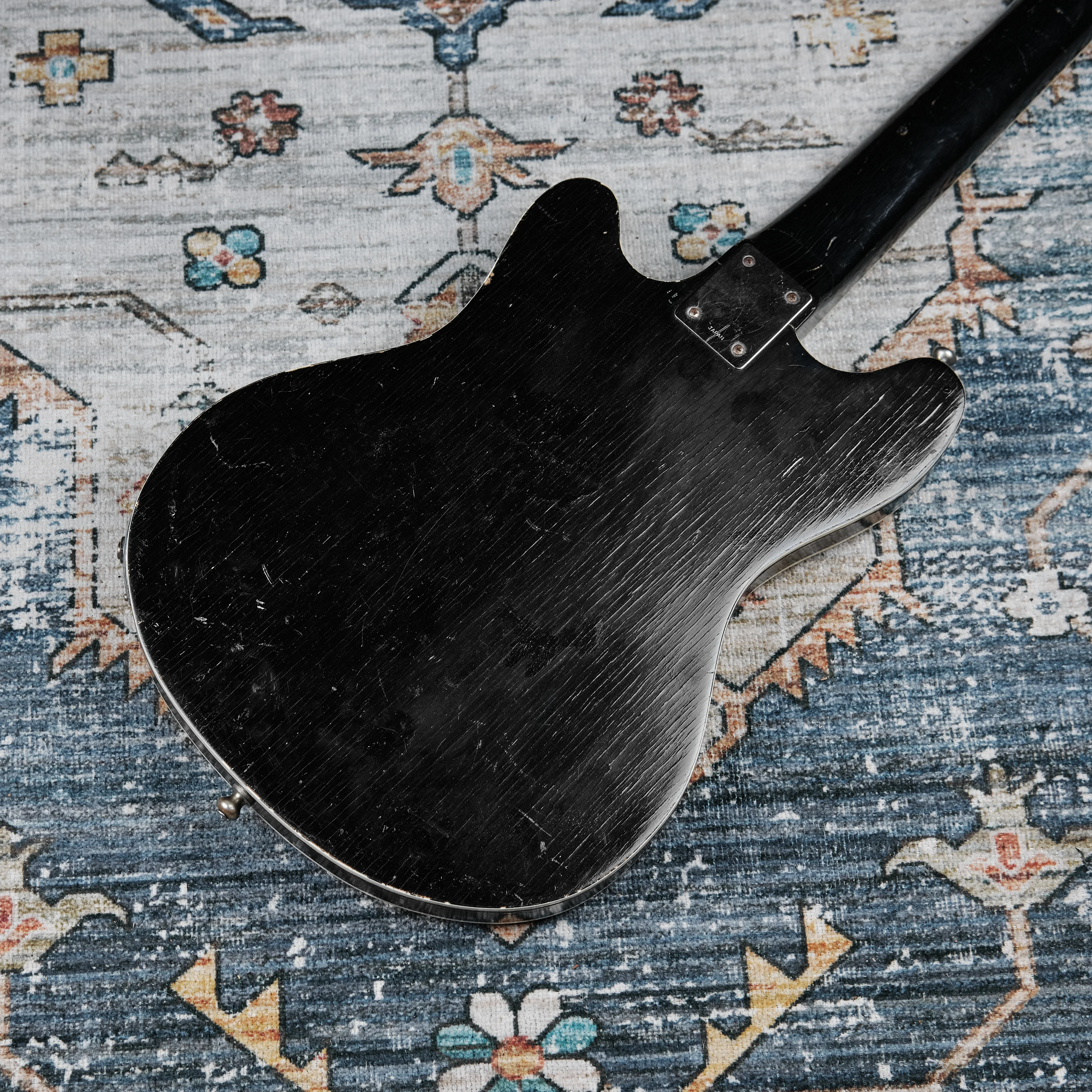 c1960s Kawai Electric Guitar Black - Image 3