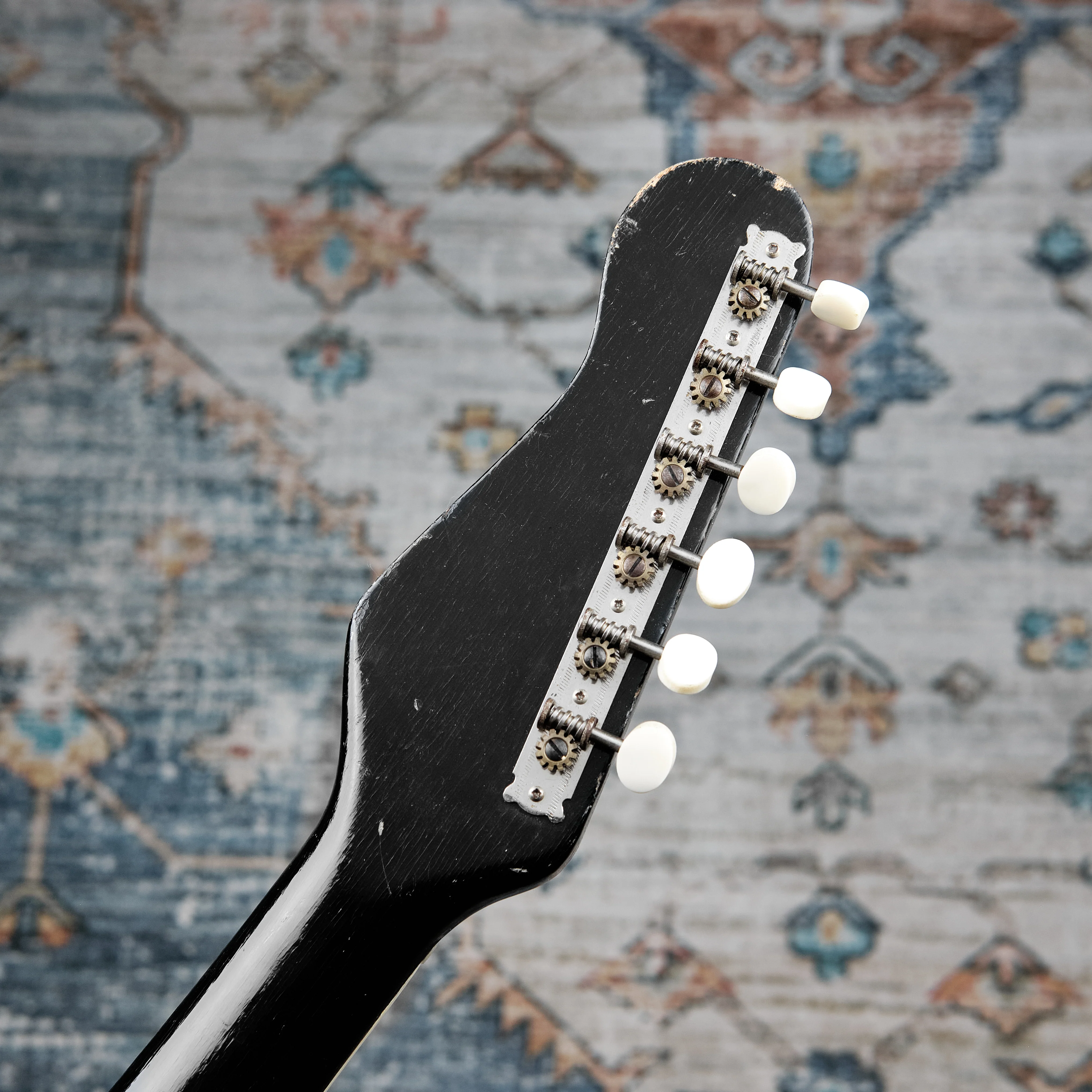 c1960s Kawai Electric Guitar Black - Image 5