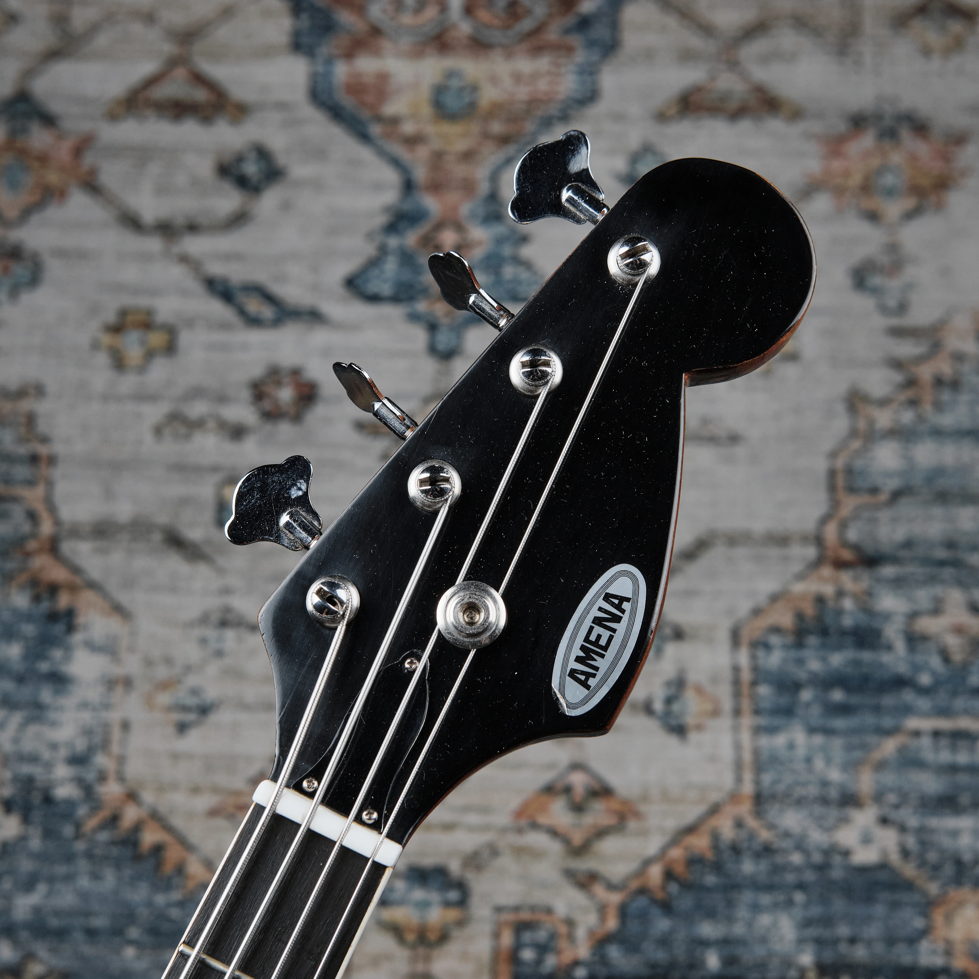 1970s Amena Short Scale Bass Sunburst - Image 2