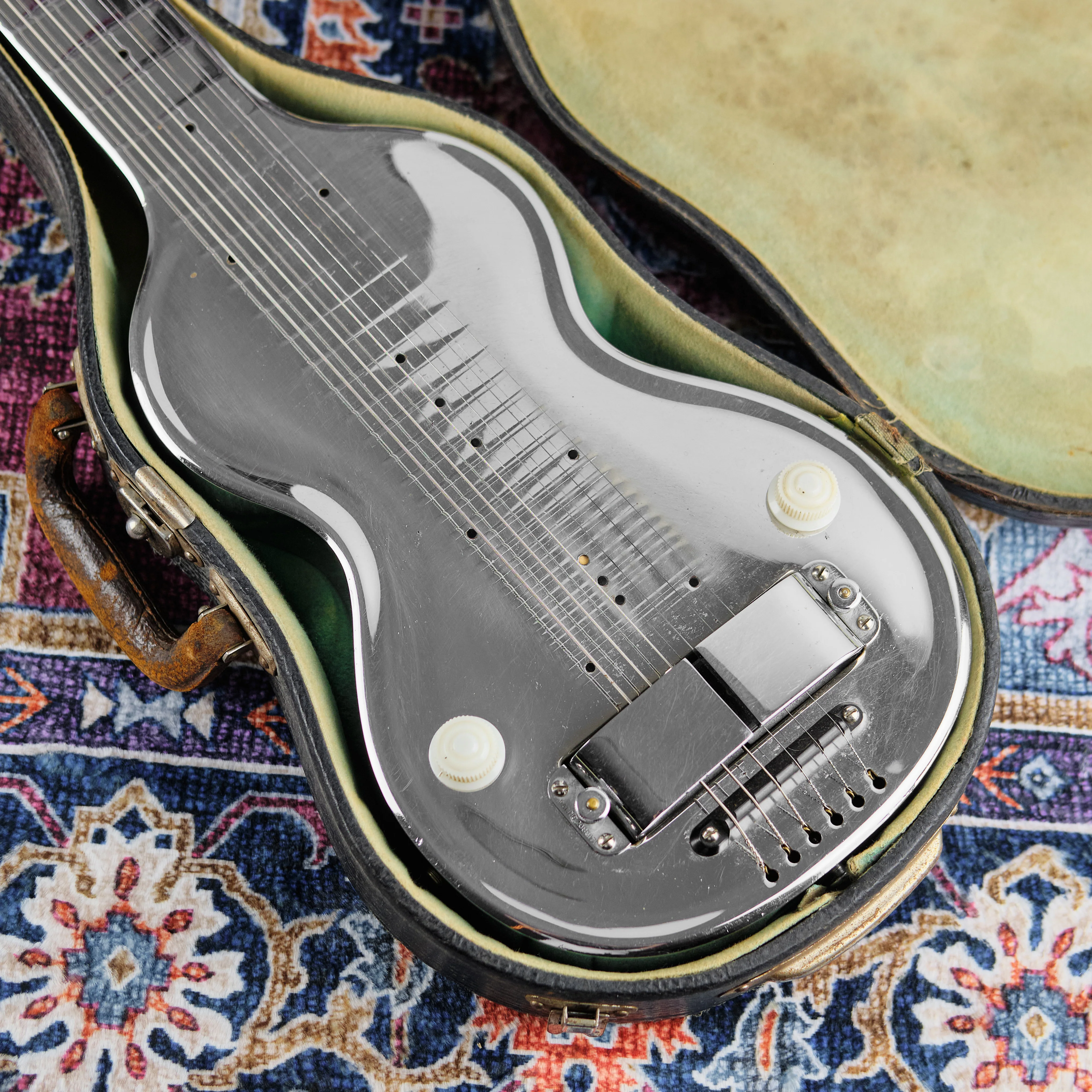 c1938 Rickenbacker NS100 Silver Hawaiian Lap Steel Guitar - Image 3