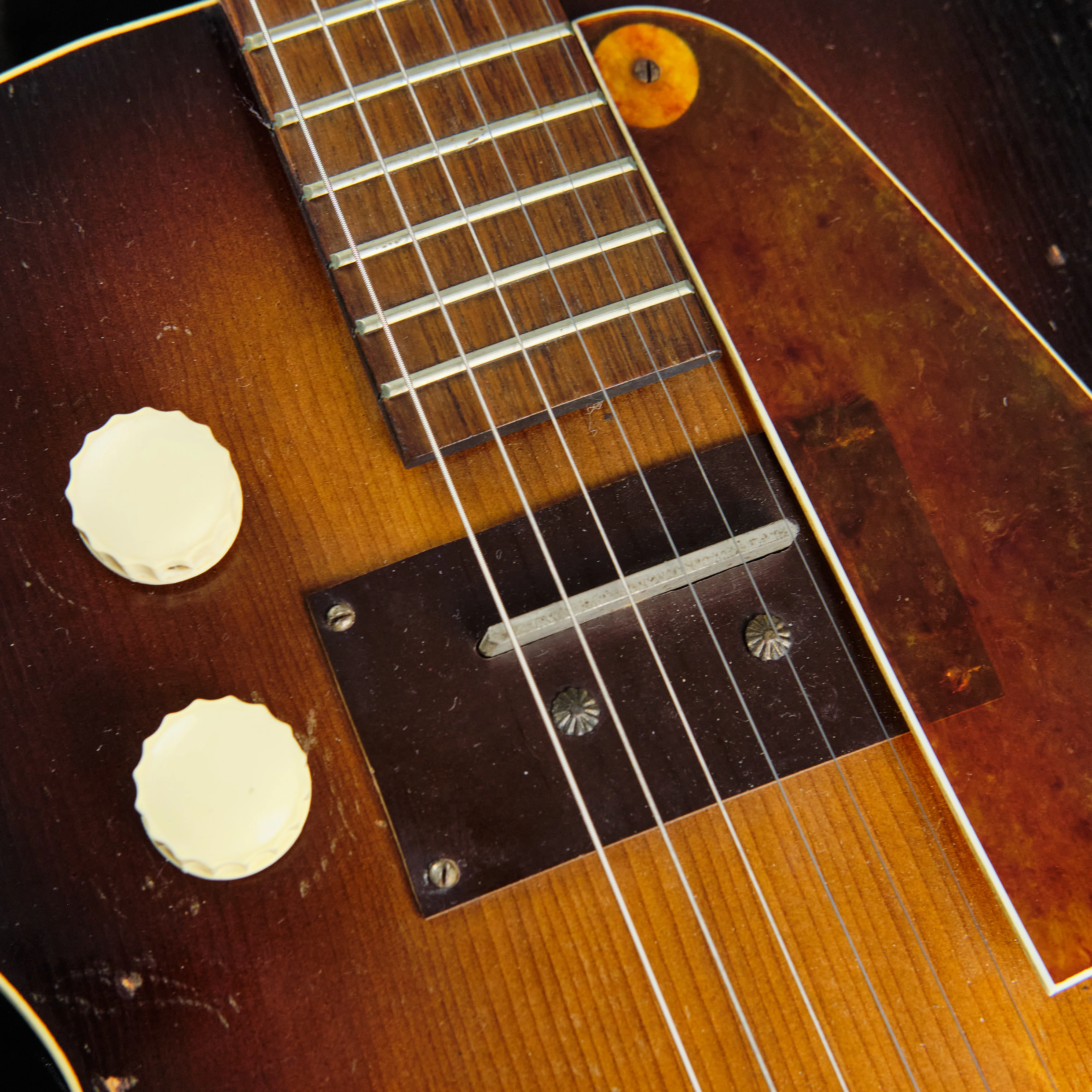 1940s Regal Recording King Archtop Electric Sunburst - Image 7