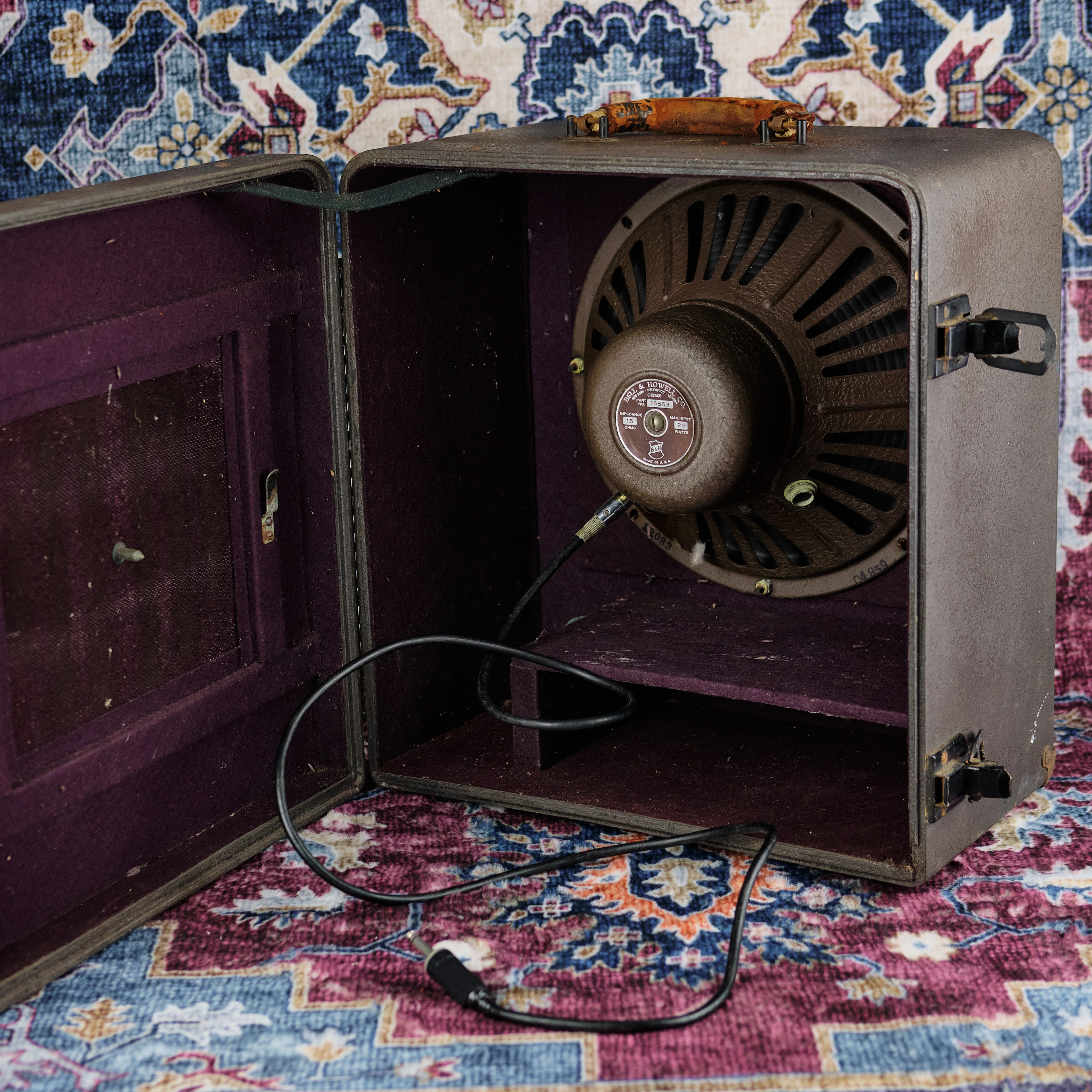 c1950s Bell & Howell Filmosound 1x12" Cabinet - Image 3