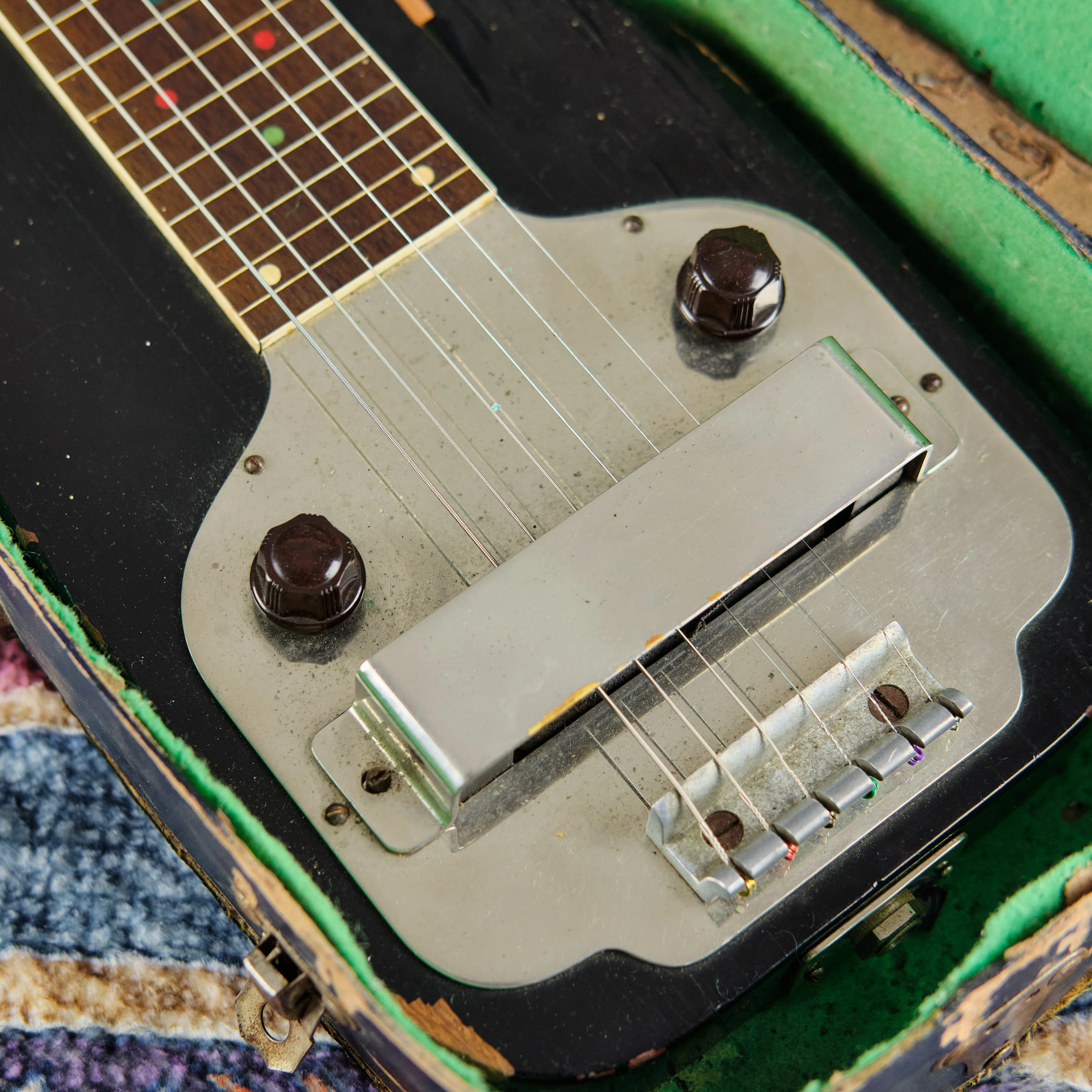 c1950s Maxim No2 Lap Steel Black - Image 3