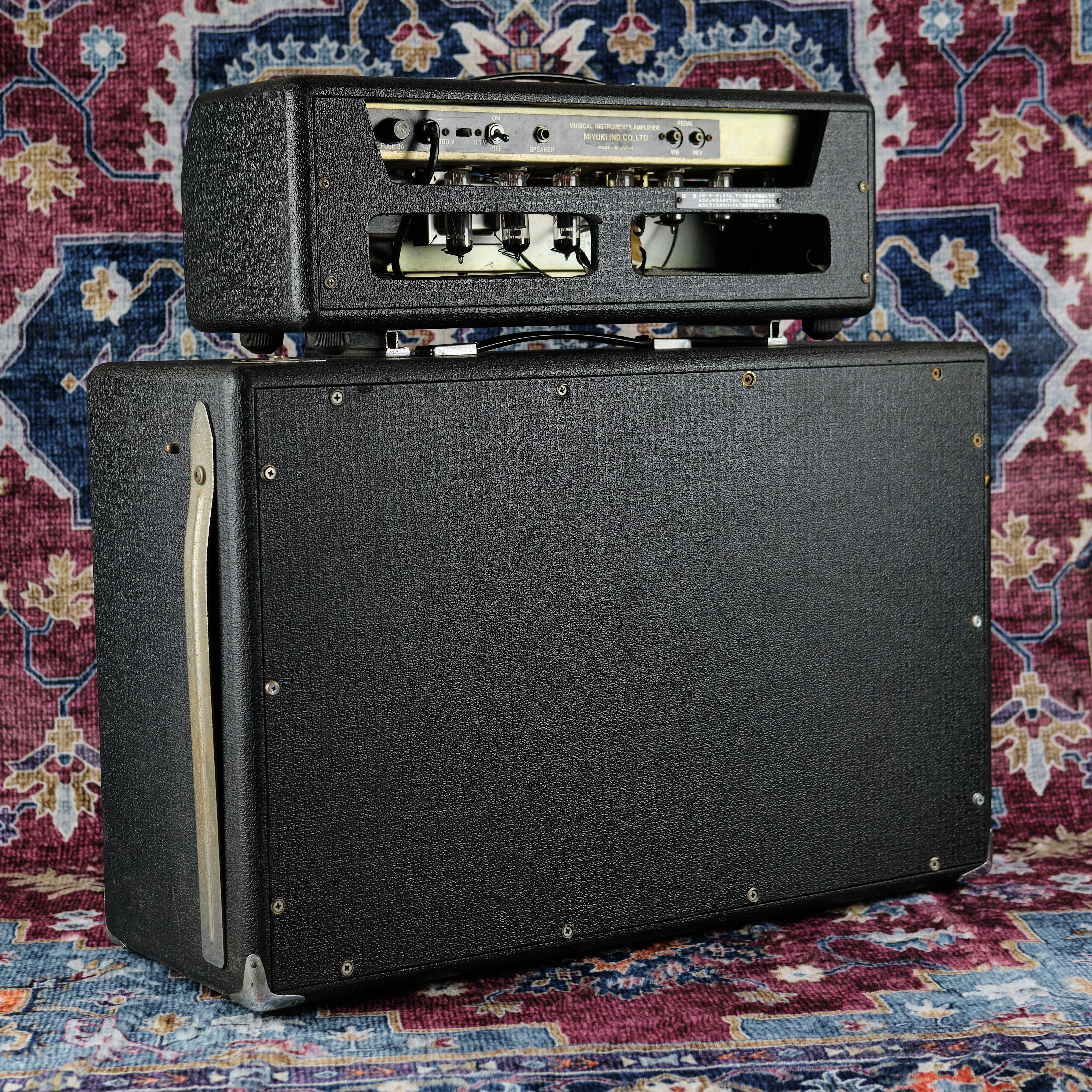 1960s Elk Custom Amp 30 Head and 2x10" Cabinet - Image 2