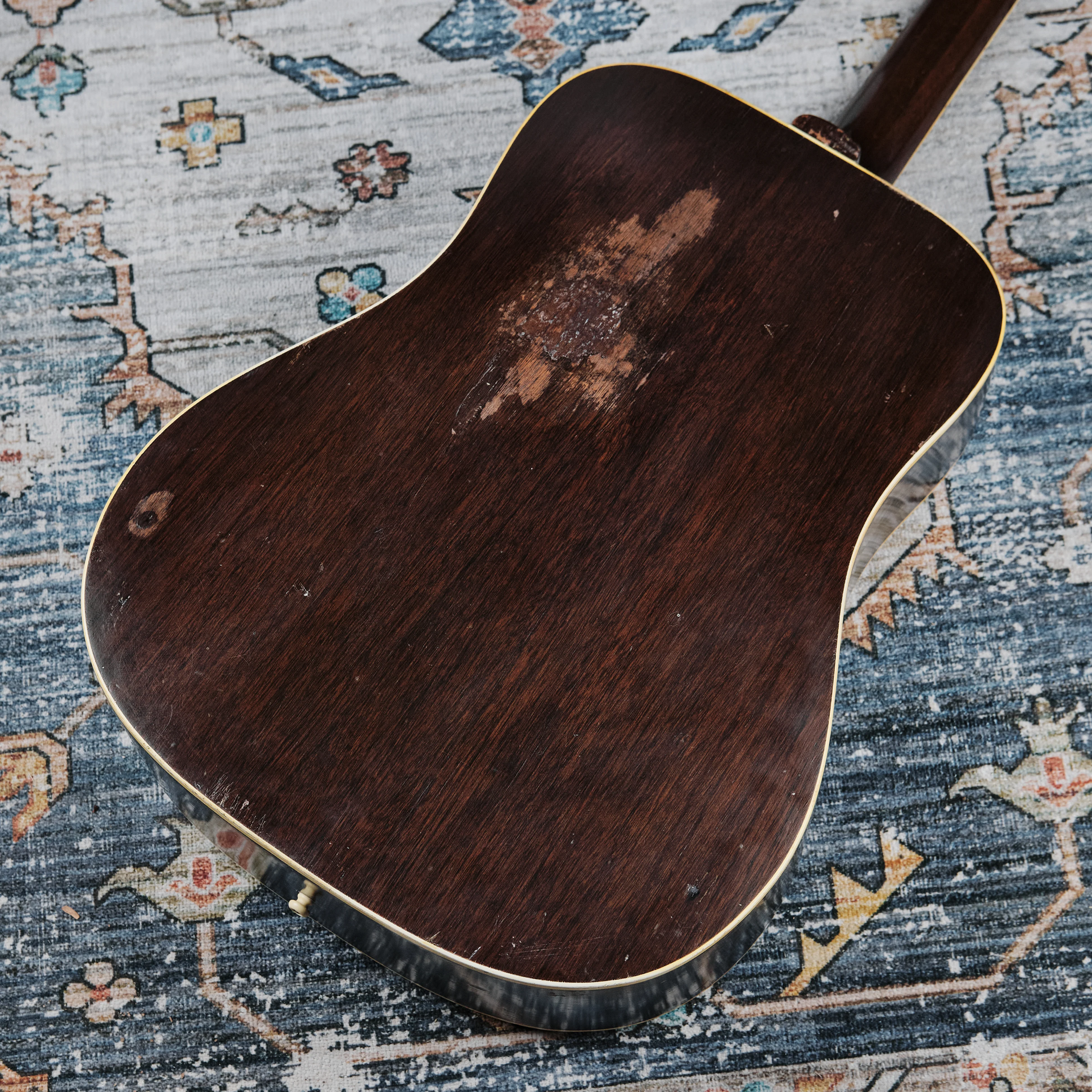 c1969 Gibson J-160E Cherry Sunburst - Image 3