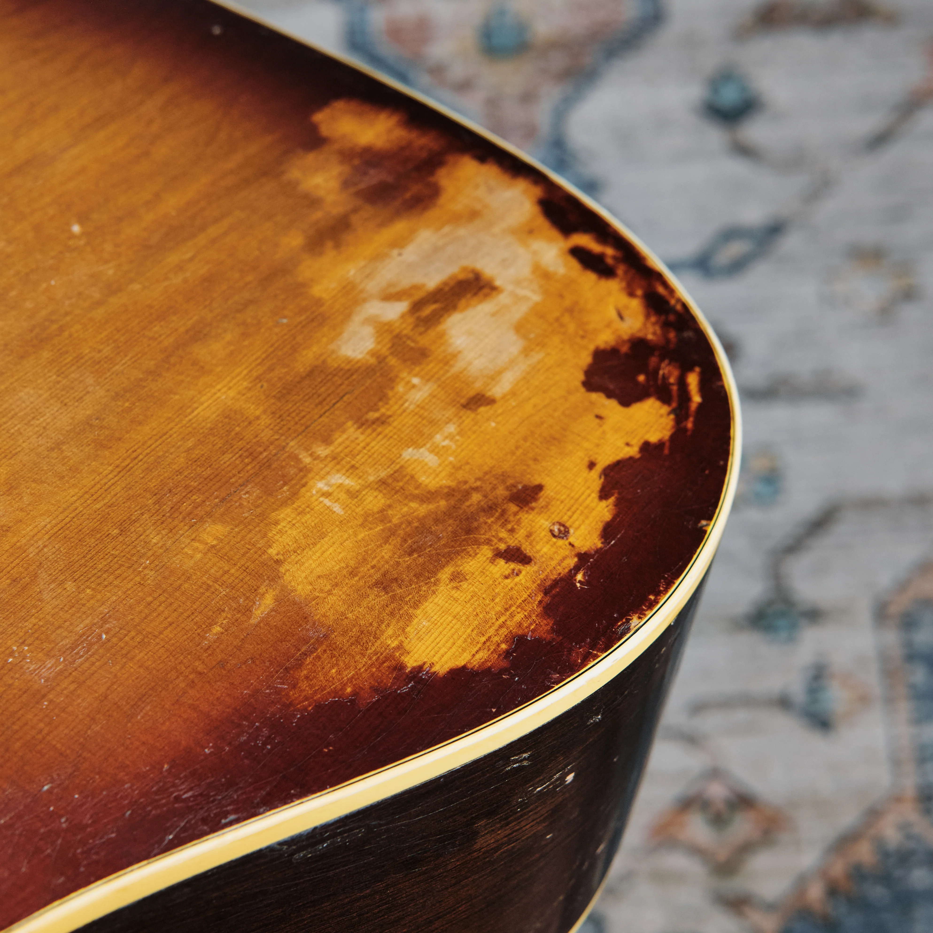 c1969 Gibson J-160E Cherry Sunburst - Image 5