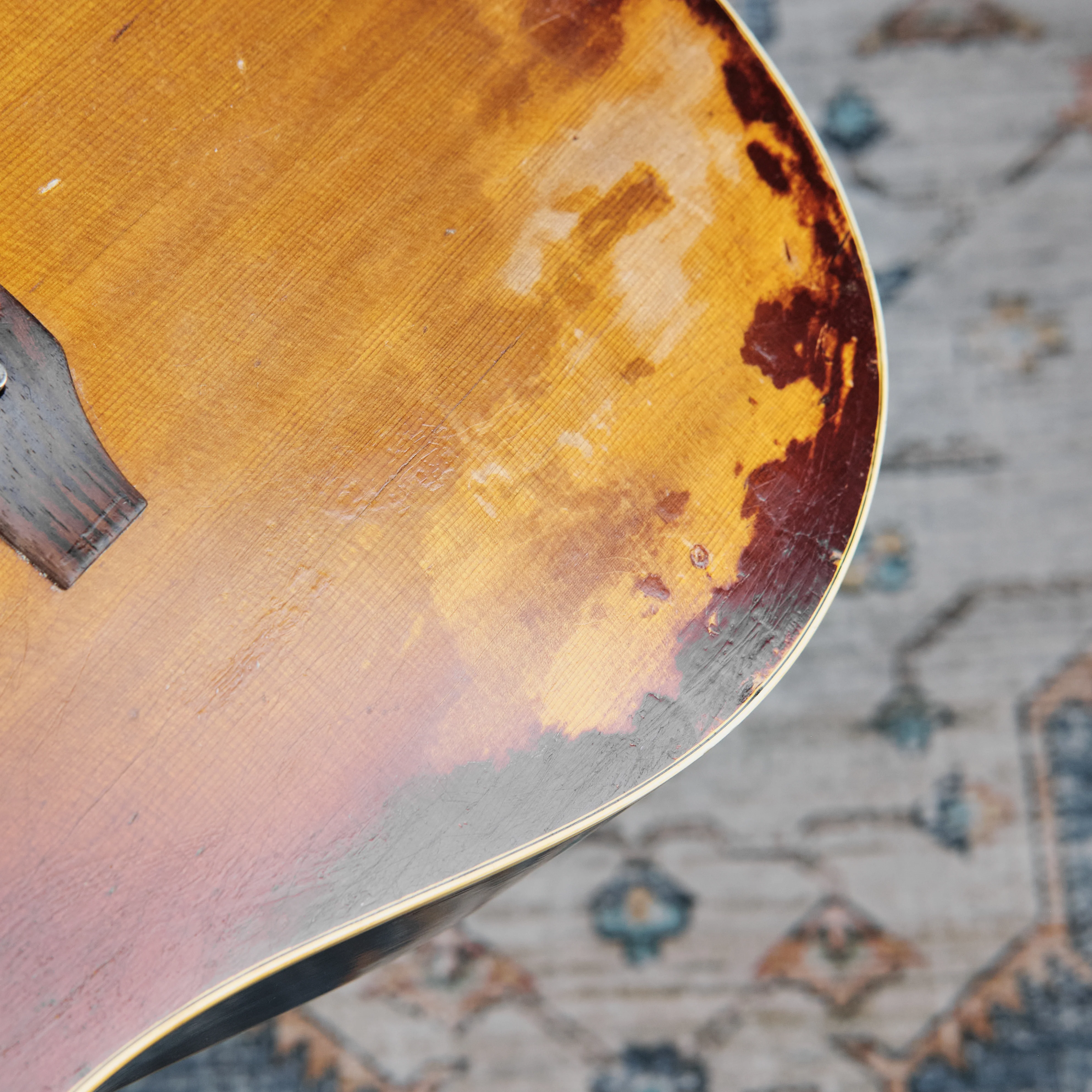 c1969 Gibson J-160E Cherry Sunburst - Image 6