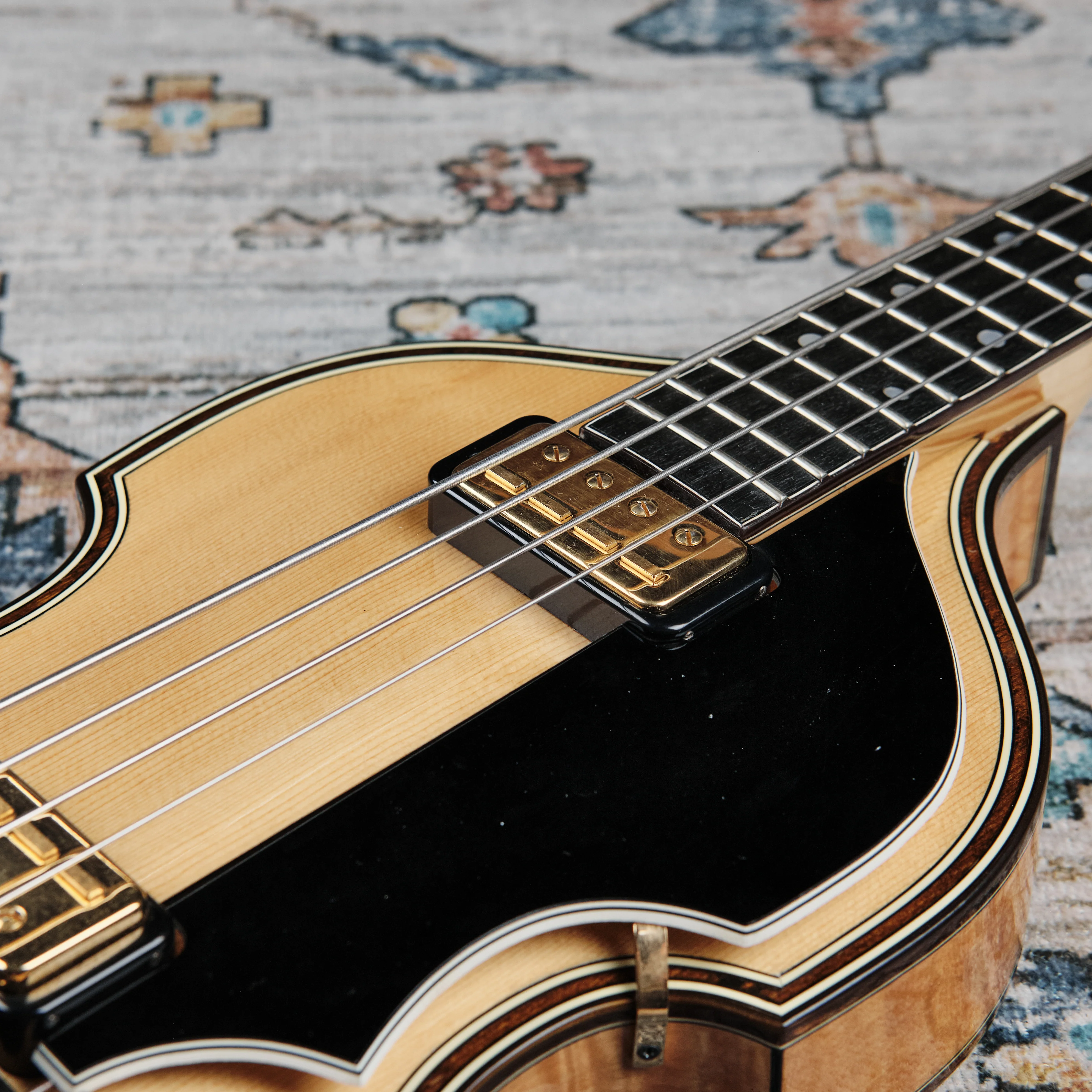 c1999 Hofner 5000/1 Deluxe Bass Natural - Image 5
