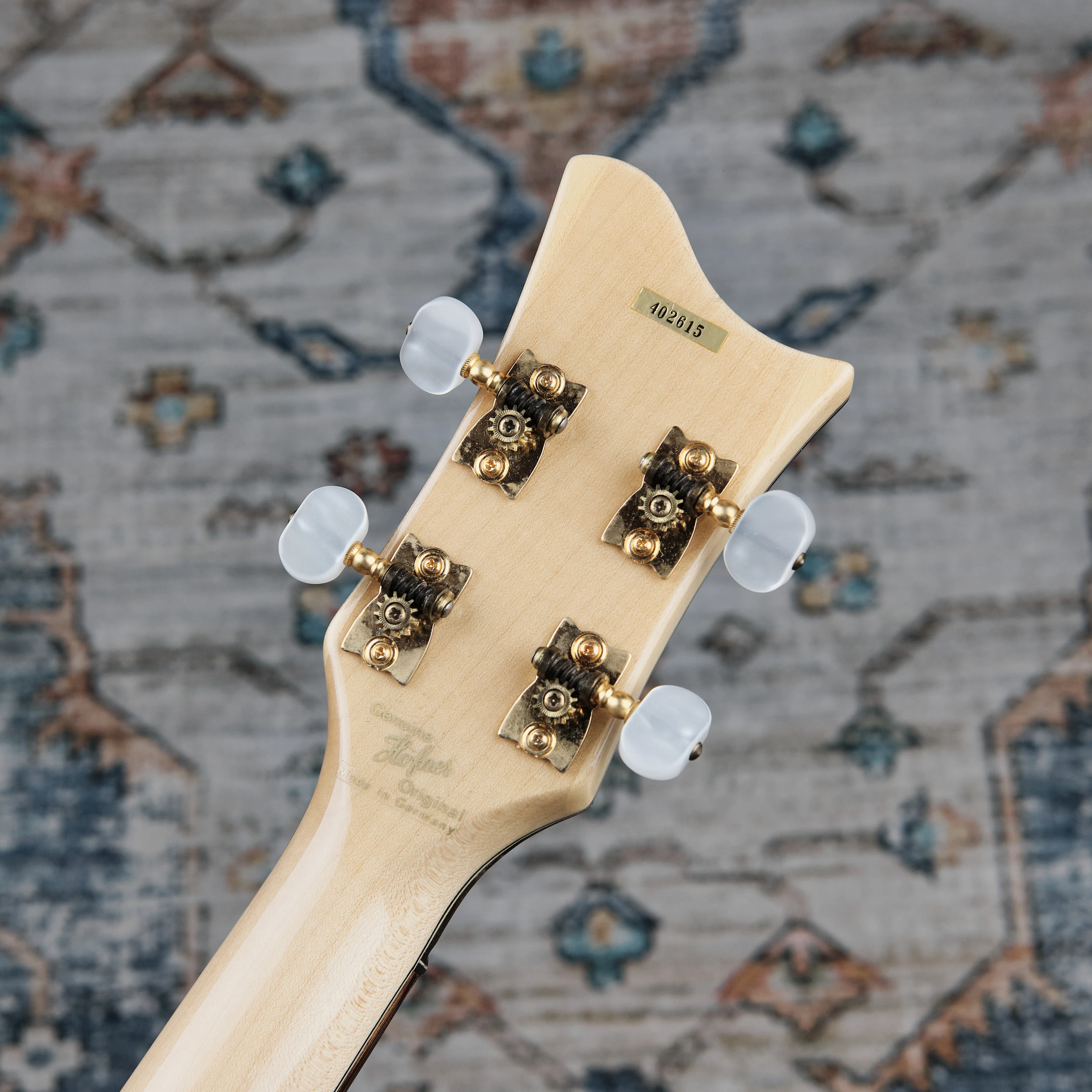 c1999 Hofner 5000/1 Deluxe Bass Natural - Image 7