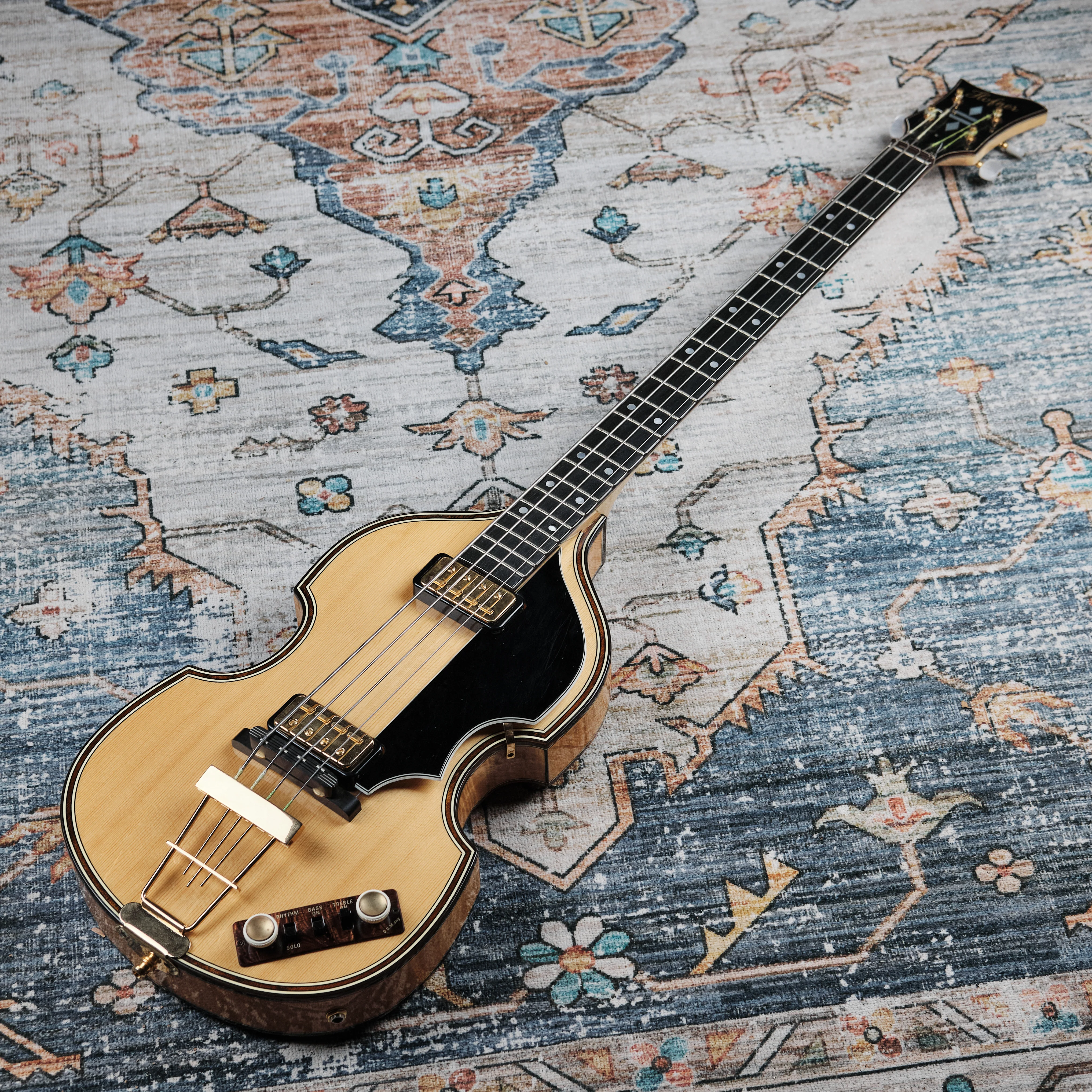 c1999 Hofner 5000/1 Deluxe Bass Natural - Image 9
