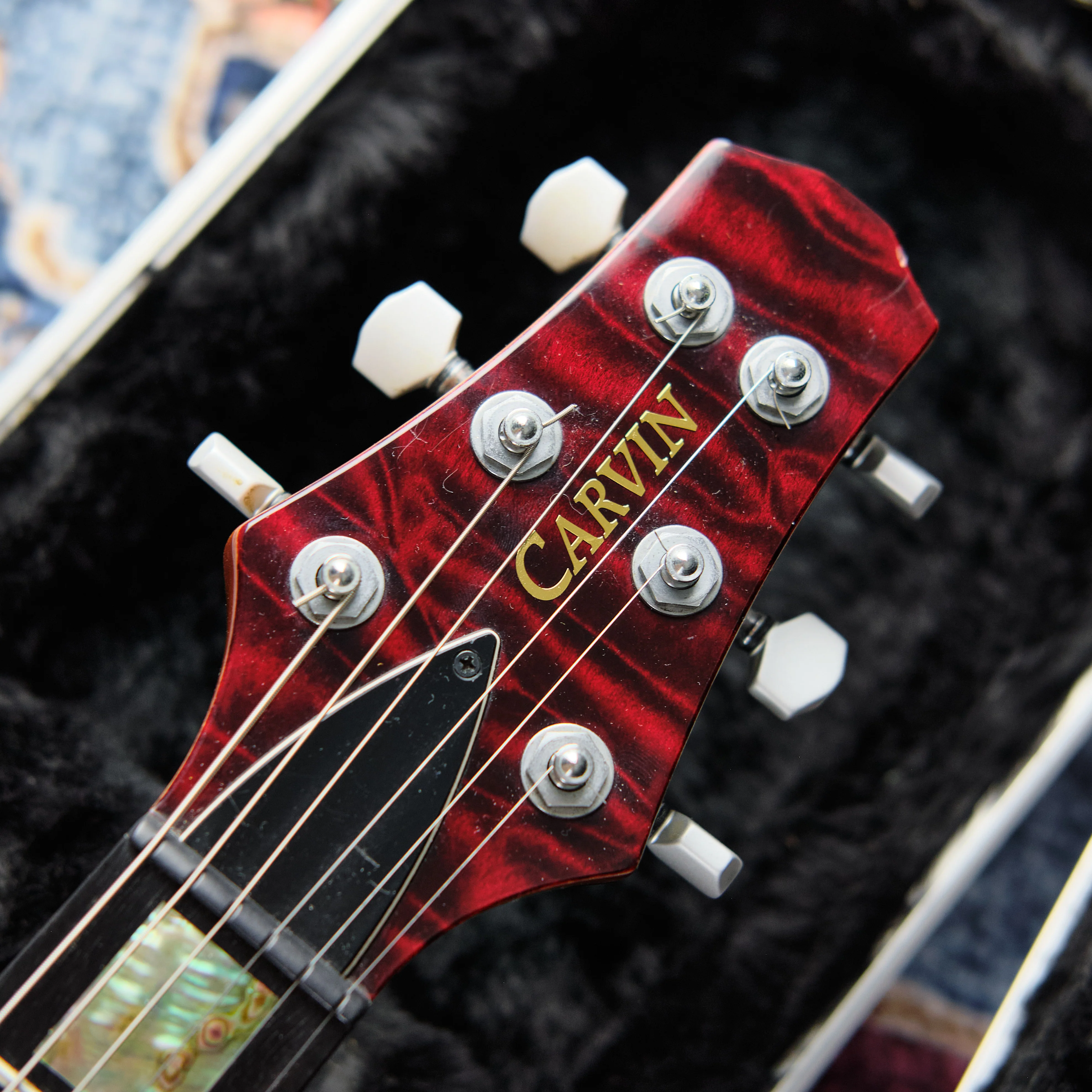 c2004 Carvin CT6M California Carved Top Triple-Step Red - Image 2