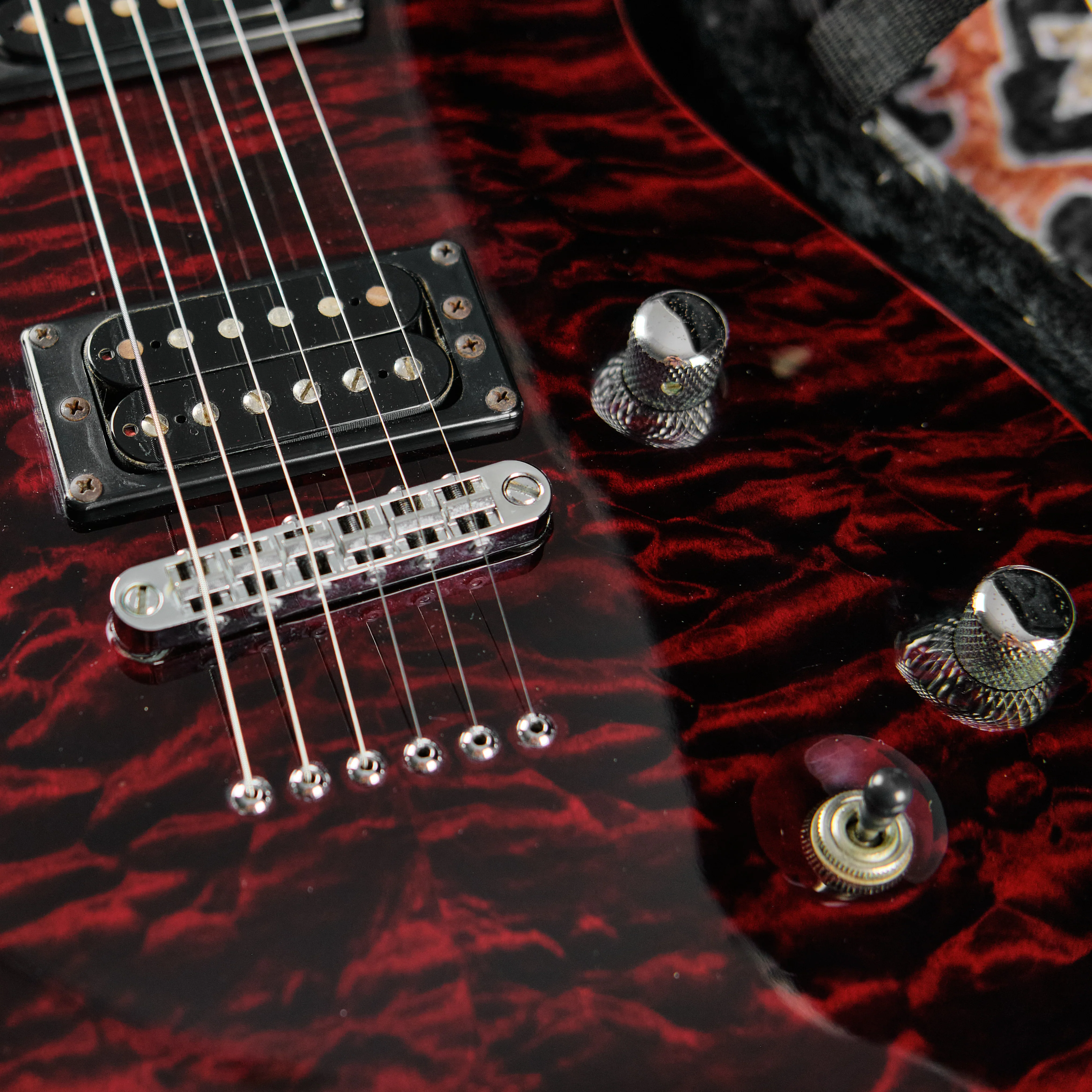 c2004 Carvin CT6M California Carved Top Triple-Step Red - Image 6