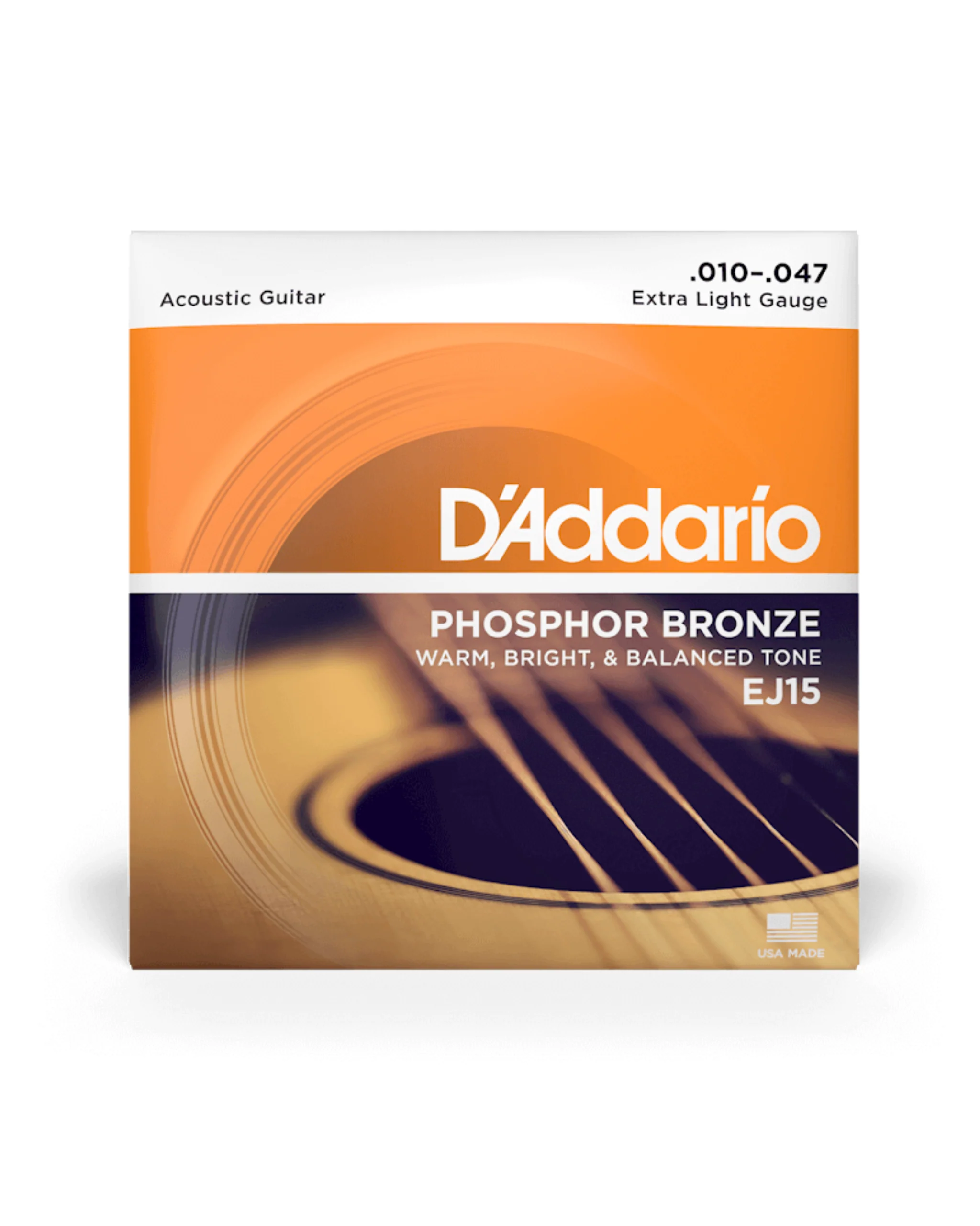 D'Addario EJ Phosphor Bronze Acoustic Strings - Image 3