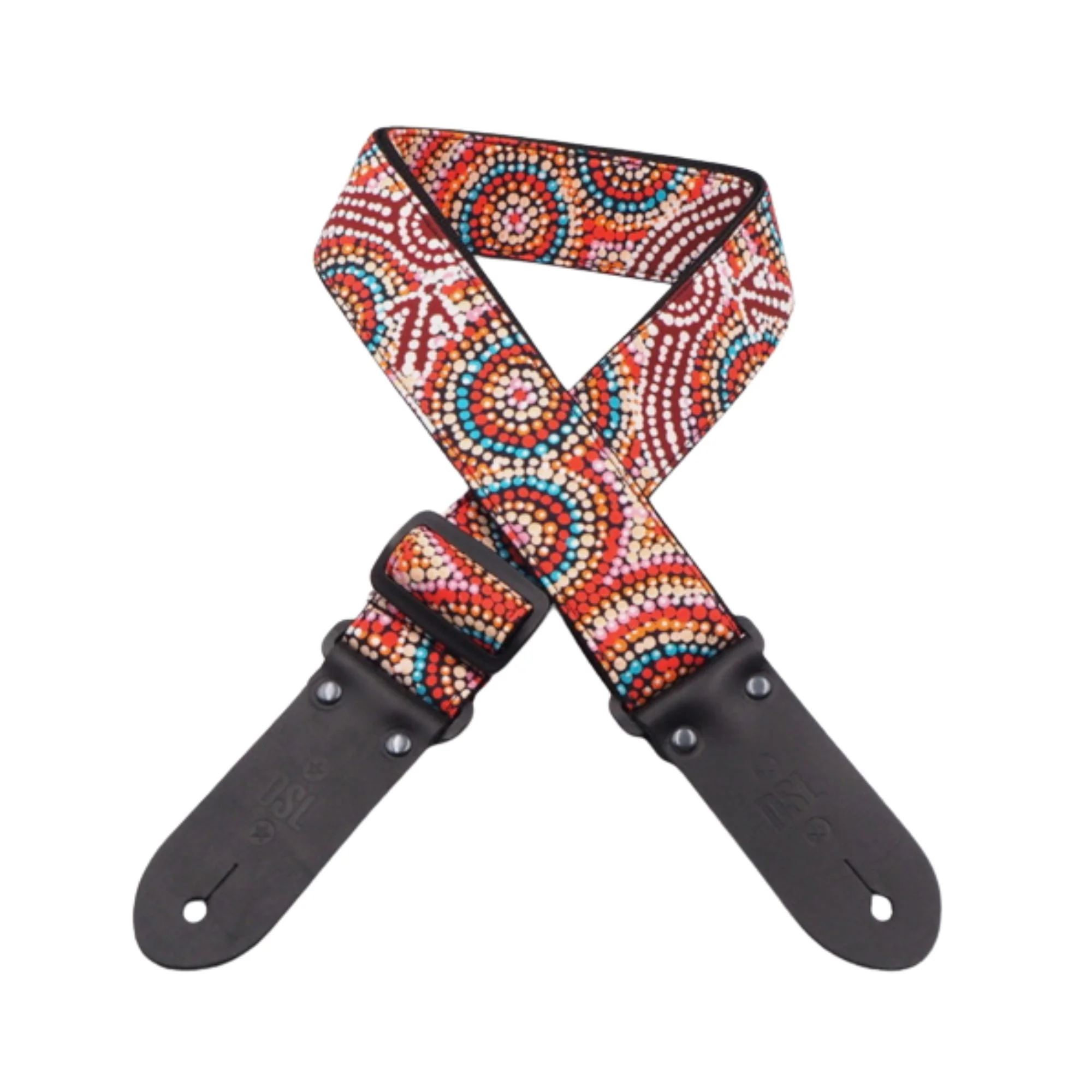 DSL 2" Indigenous Art Guitar & Bass Strap - Image 3