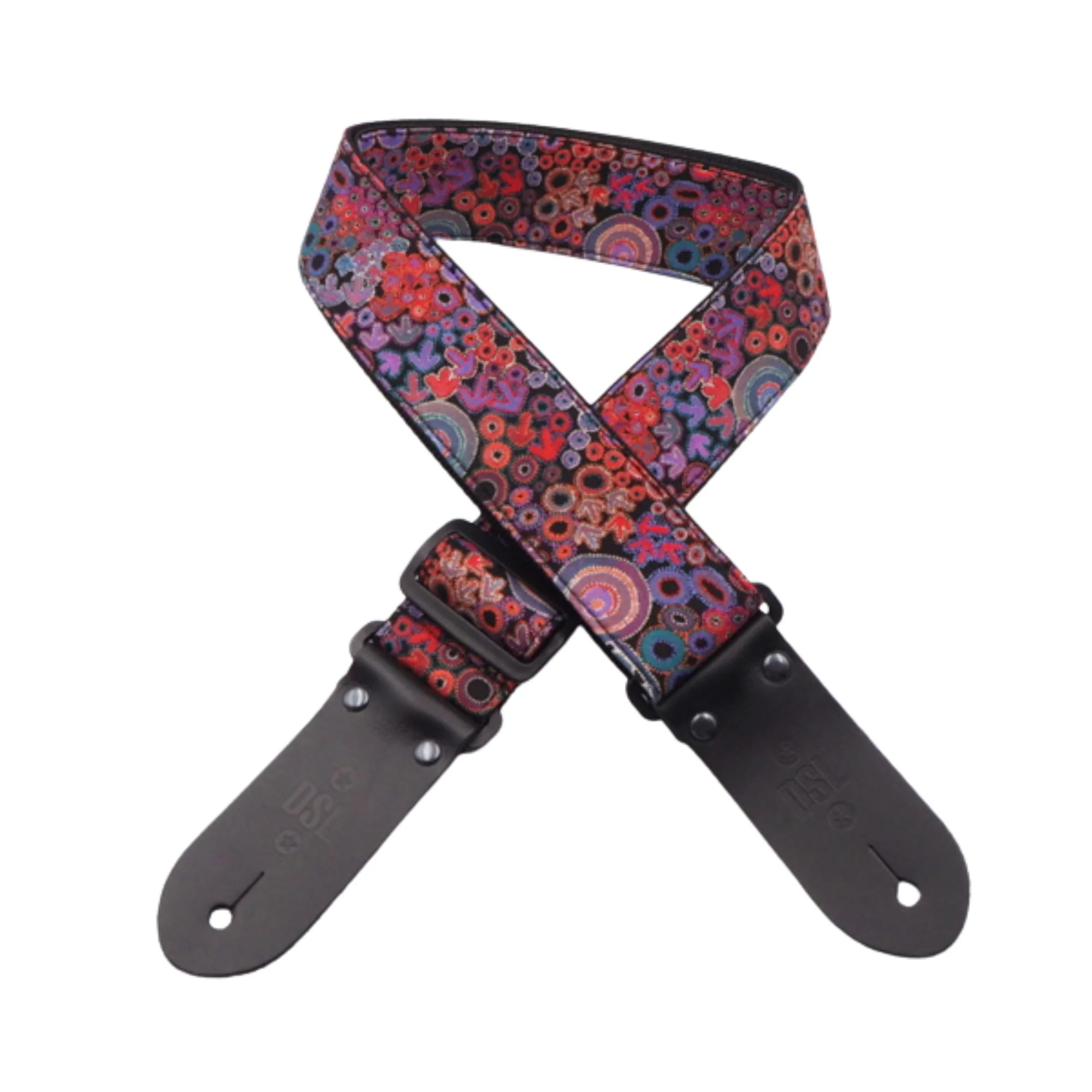DSL 2" Indigenous Art Guitar & Bass Strap - Image 6