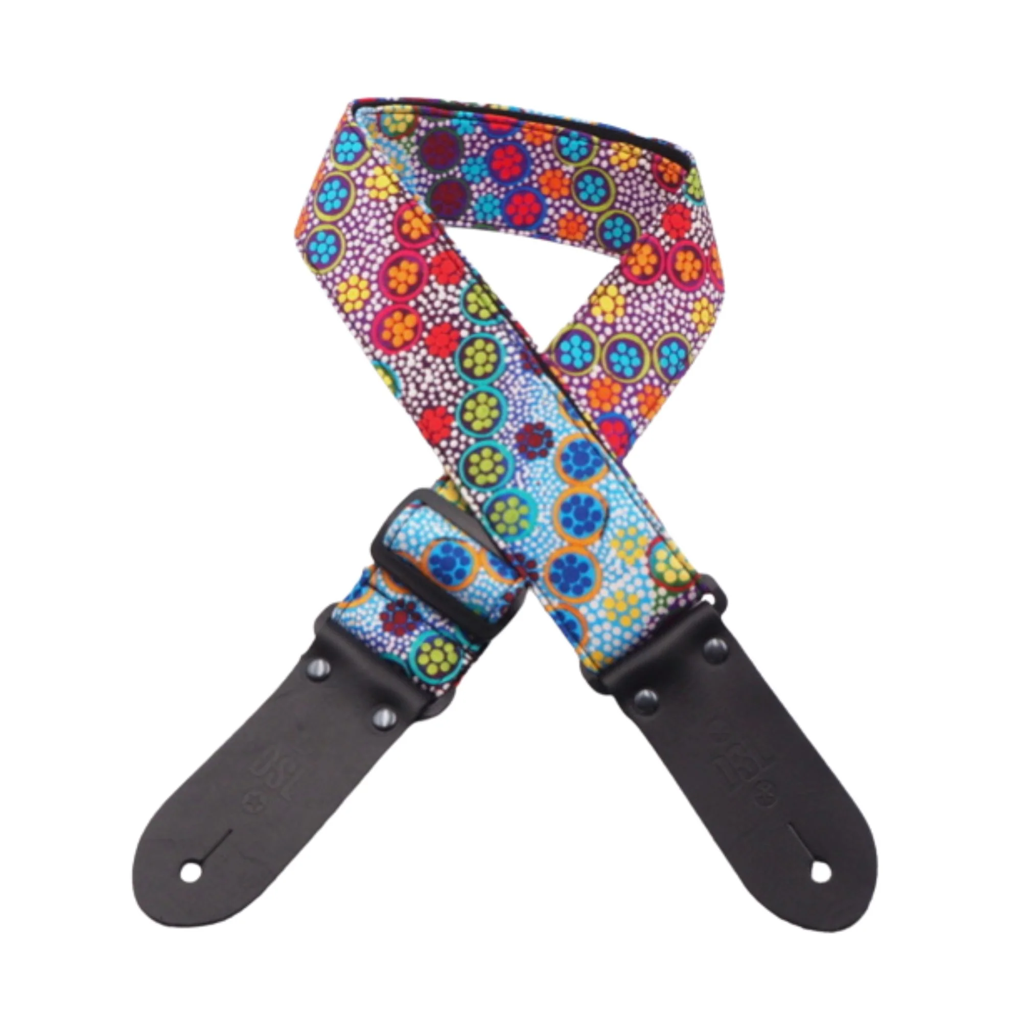 DSL 2" Indigenous Art Guitar & Bass Strap - Image 8