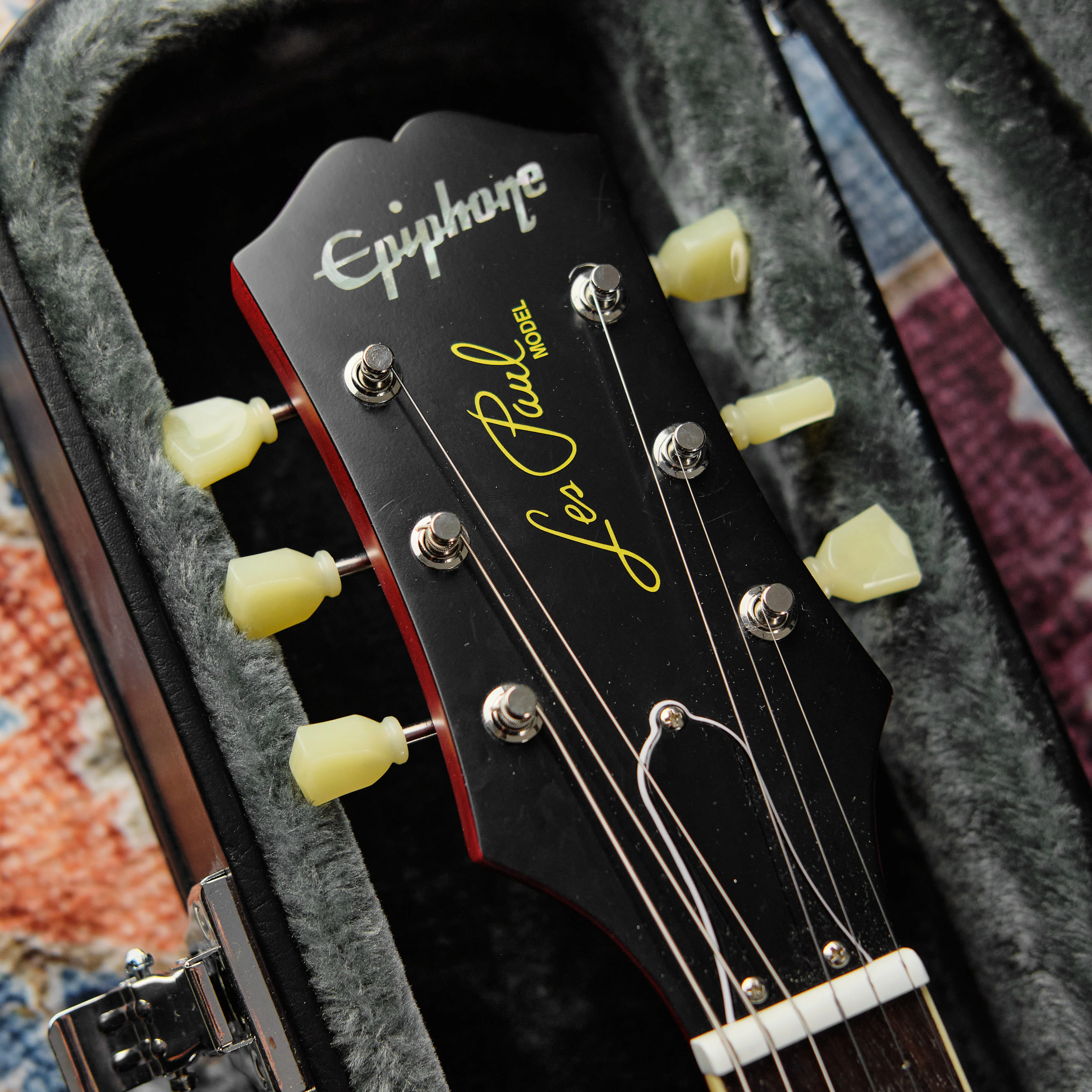 Epiphone 1959 Les Paul Standard Outfit Aged Dark Cherry Burst (Second-Hand) - Image 2