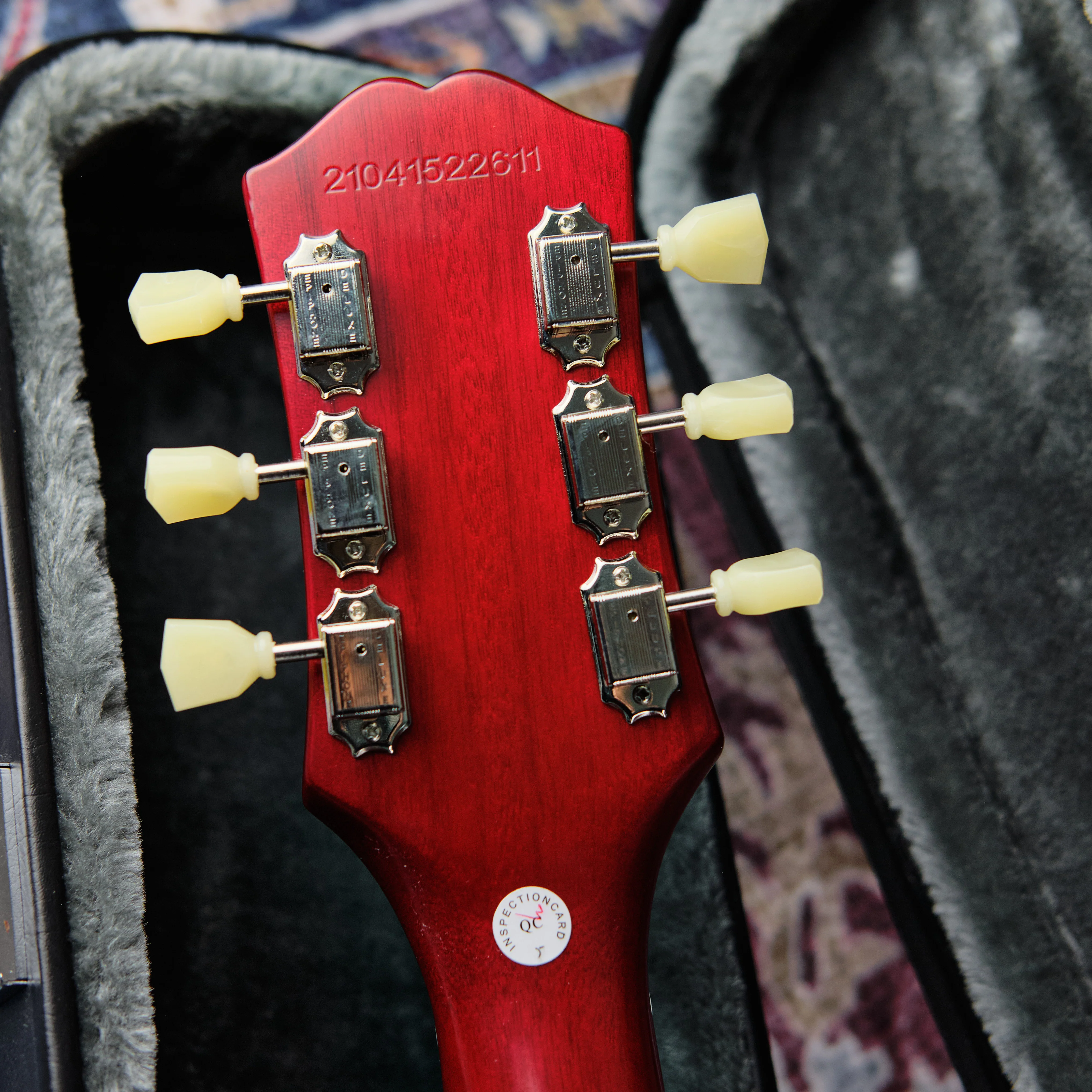 Epiphone 1959 Les Paul Standard Outfit Aged Dark Cherry Burst (Second-Hand) - Image 5