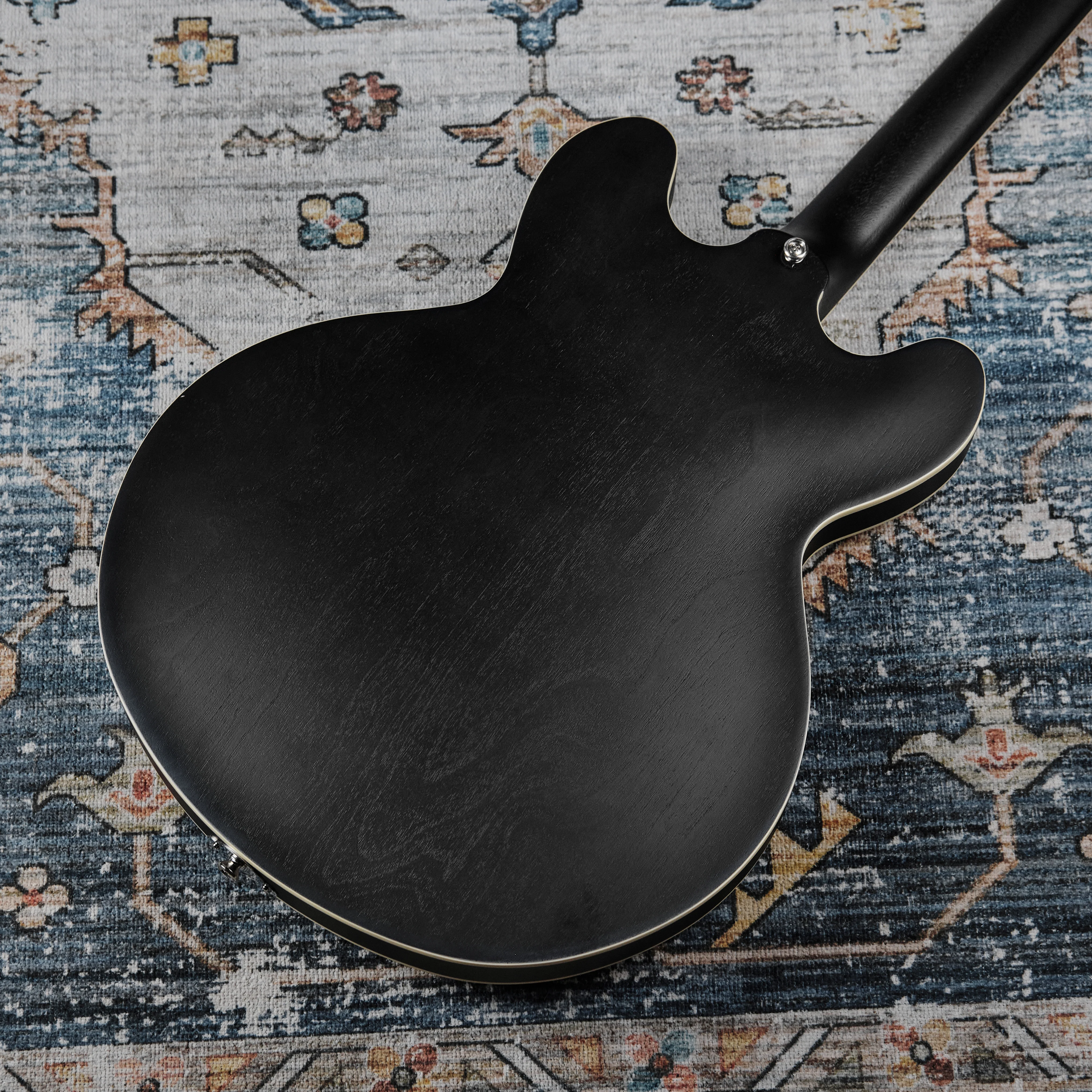 Epiphone Casino Worn Ebony Custom Paint Job (Second-Hand) - Image 3