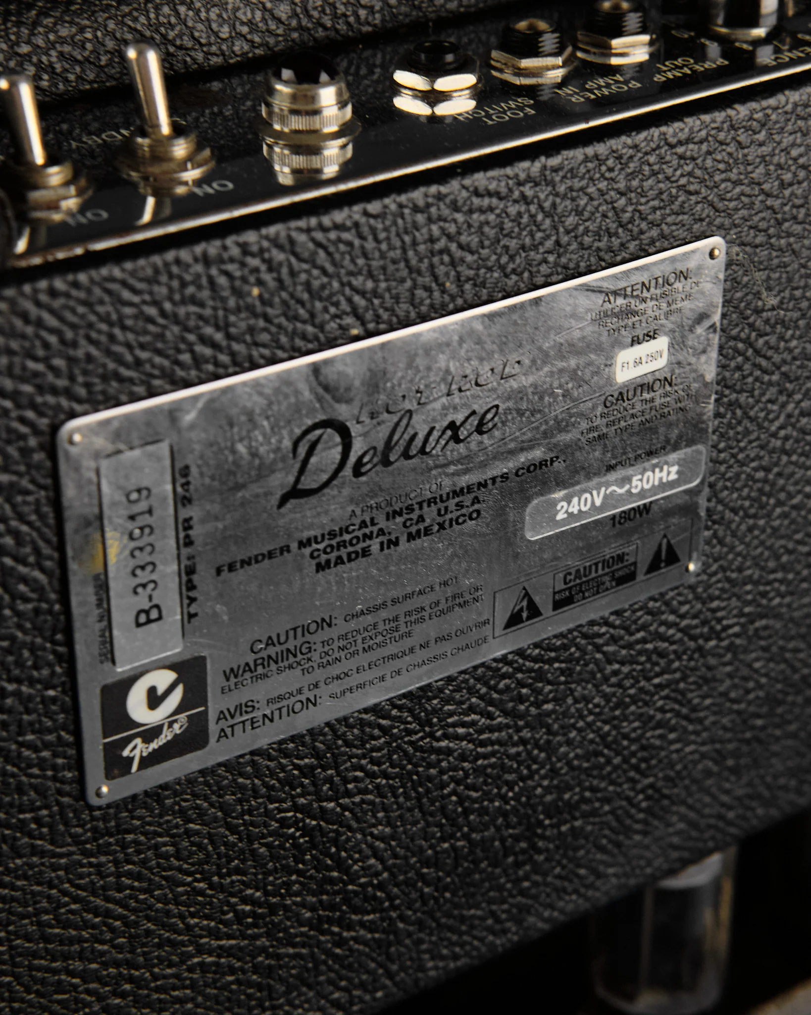 Fender Hot Rod Deluxe 1 x 12" Guitar Combo (Second-Hand) - Image 7