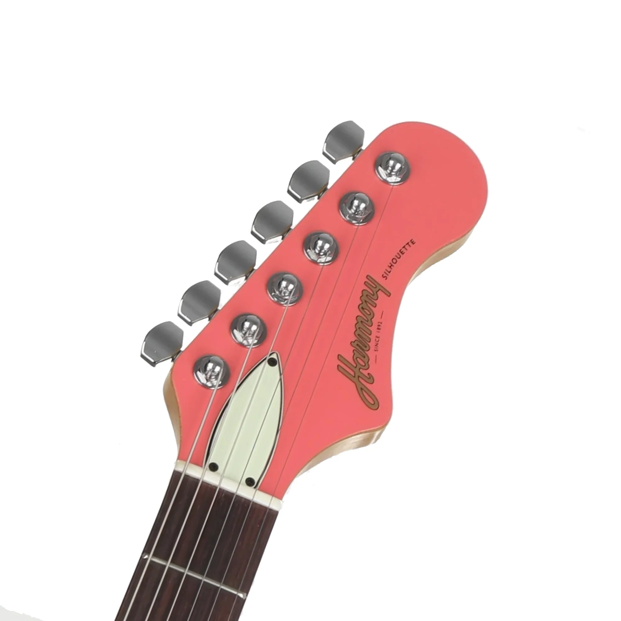 Harmony Silhouette Standard with Bigsby Factory Special Faded Fiesta Red - Image 2