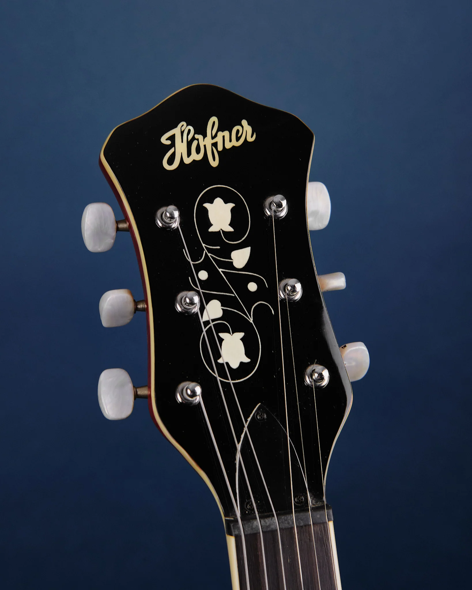 Hofner HI-459-PE-R Ignition Violin Guitar Red (Second-Hand) - Image 2