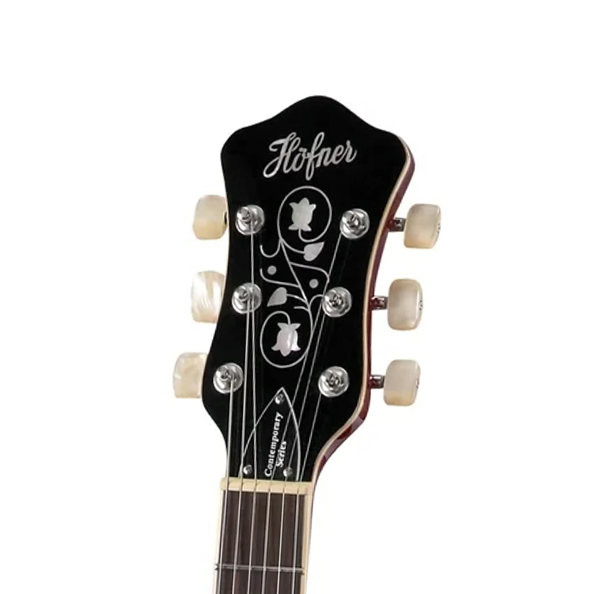 Hofner Verythin CT Transparent Red - Image 2