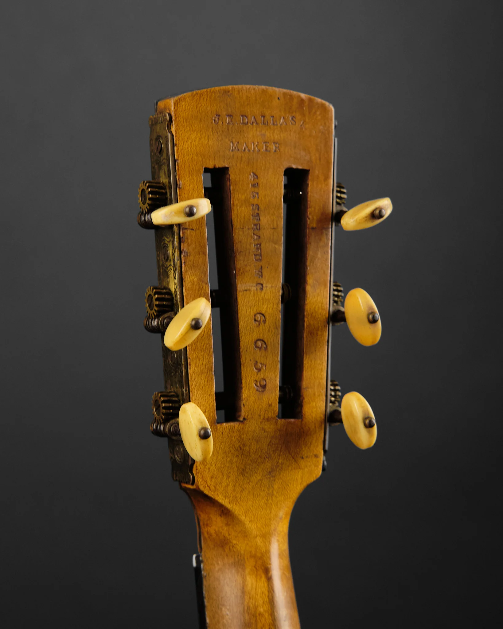1800s J.E. Dallas Zither 5-String Banjo - Image 8