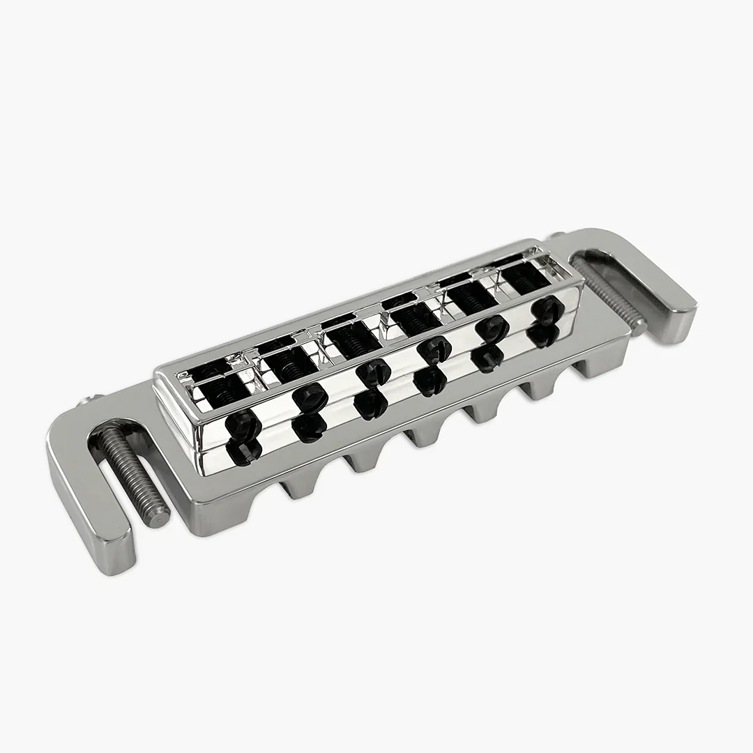 Leo Quan BadAss Wraparound Guitar Bridge with SAE Locking Studs - Image 5