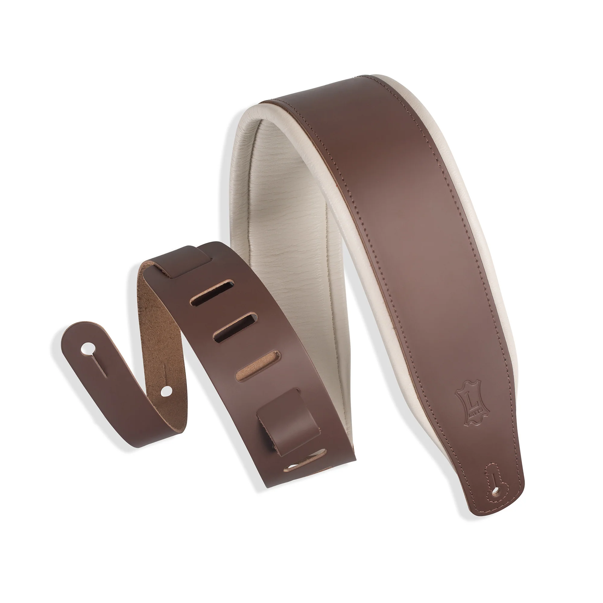 Levy's Favorite 3" Padded Leather Guitar & Bass Strap - Image 2