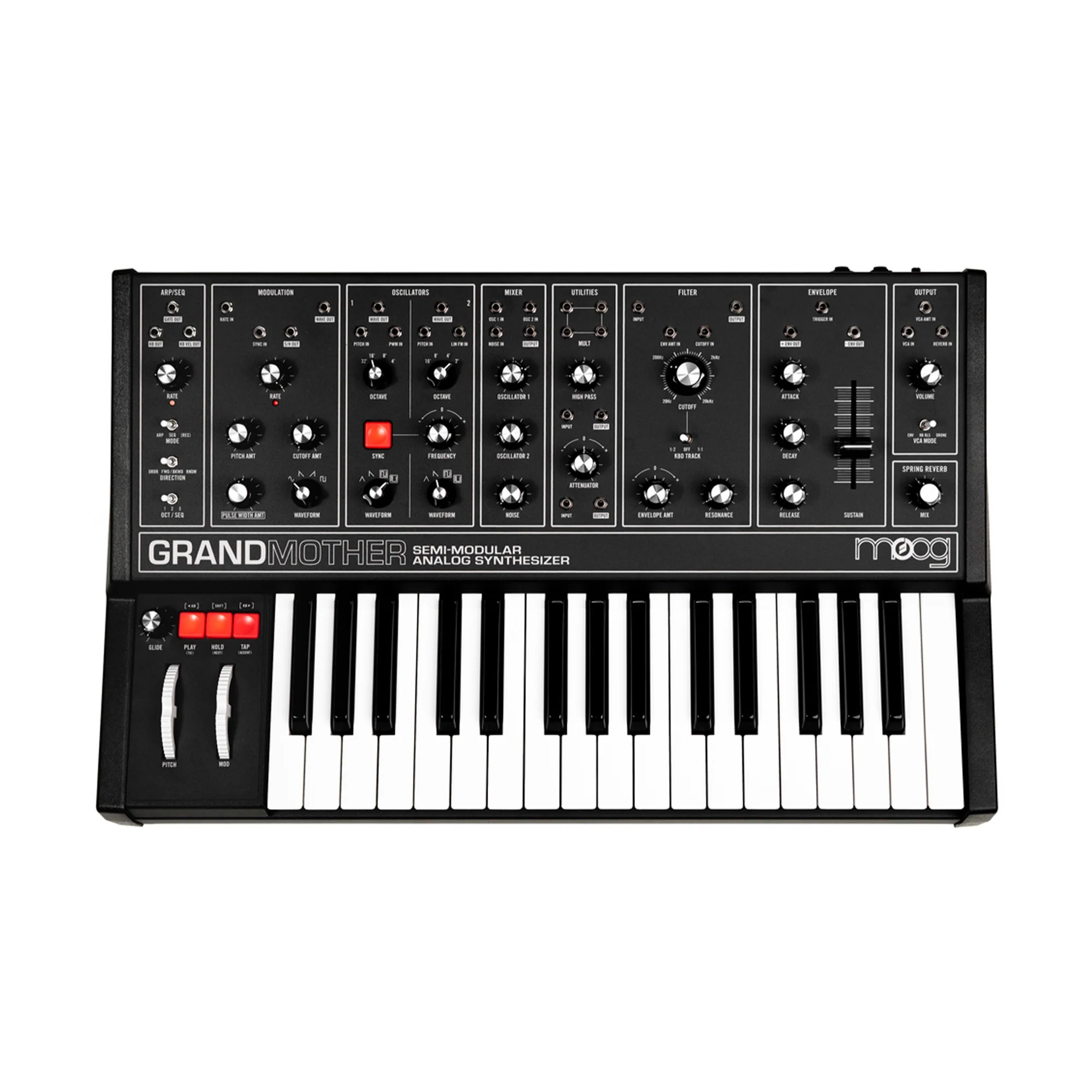 Moog Grandmother Dark Semi-Modular Analog Synthesizer - Image 3