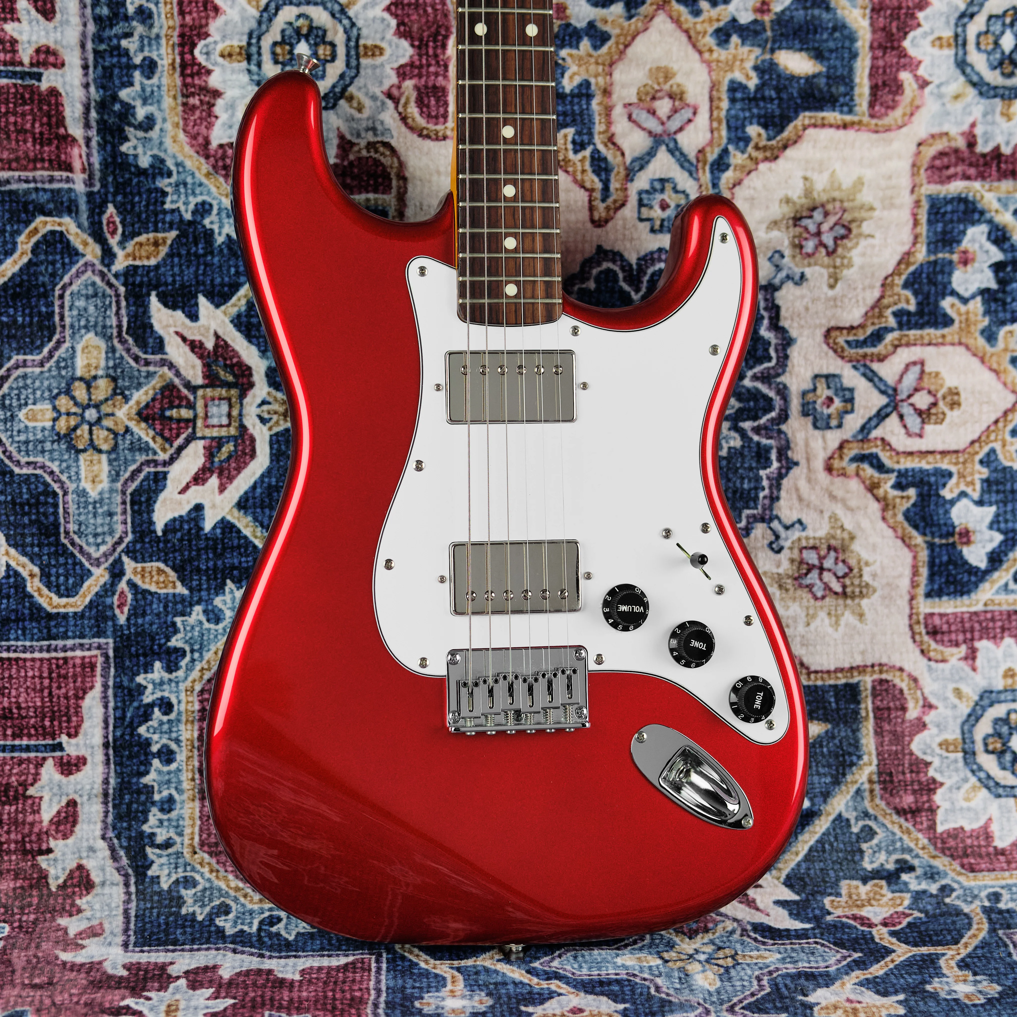 Ray Carlton Custom Classic S-Style Candy Apple Red (Second-Hand) - Image 5