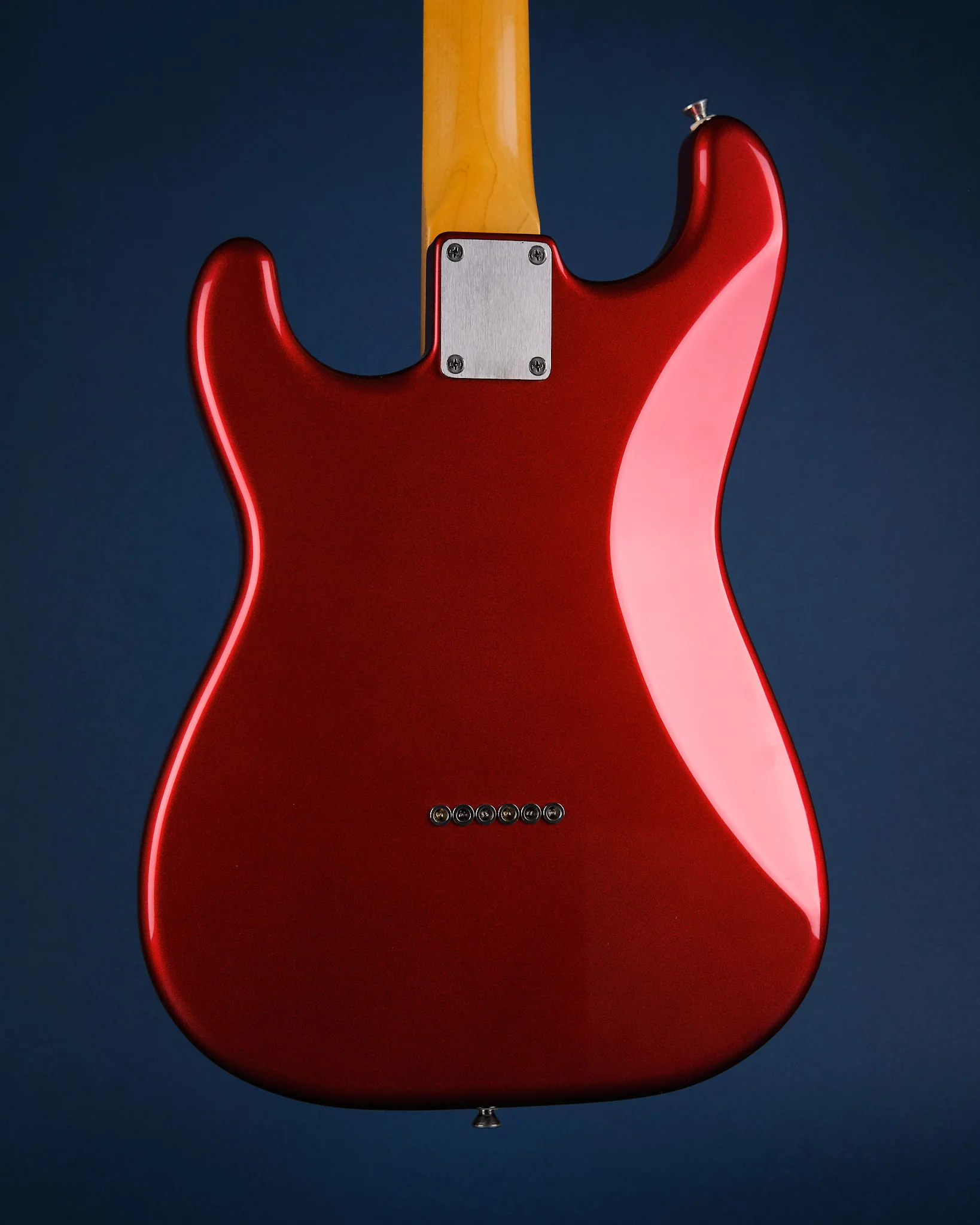 Ray Carlton Custom Classic S-Style Candy Apple Red (Second-Hand) - Image 3