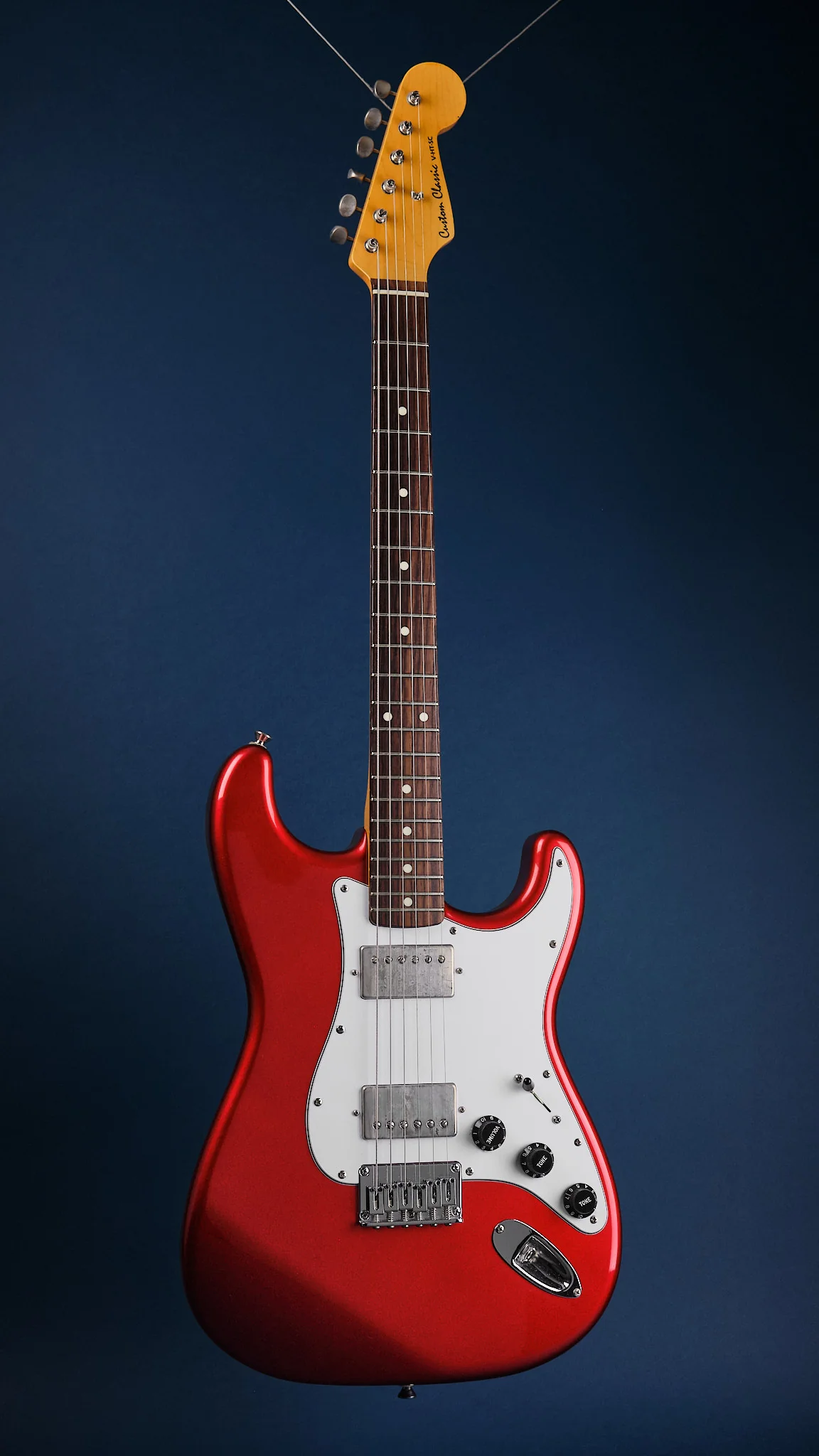 Ray Carlton Custom Classic S-Style Candy Apple Red (Second-Hand) - Image 4