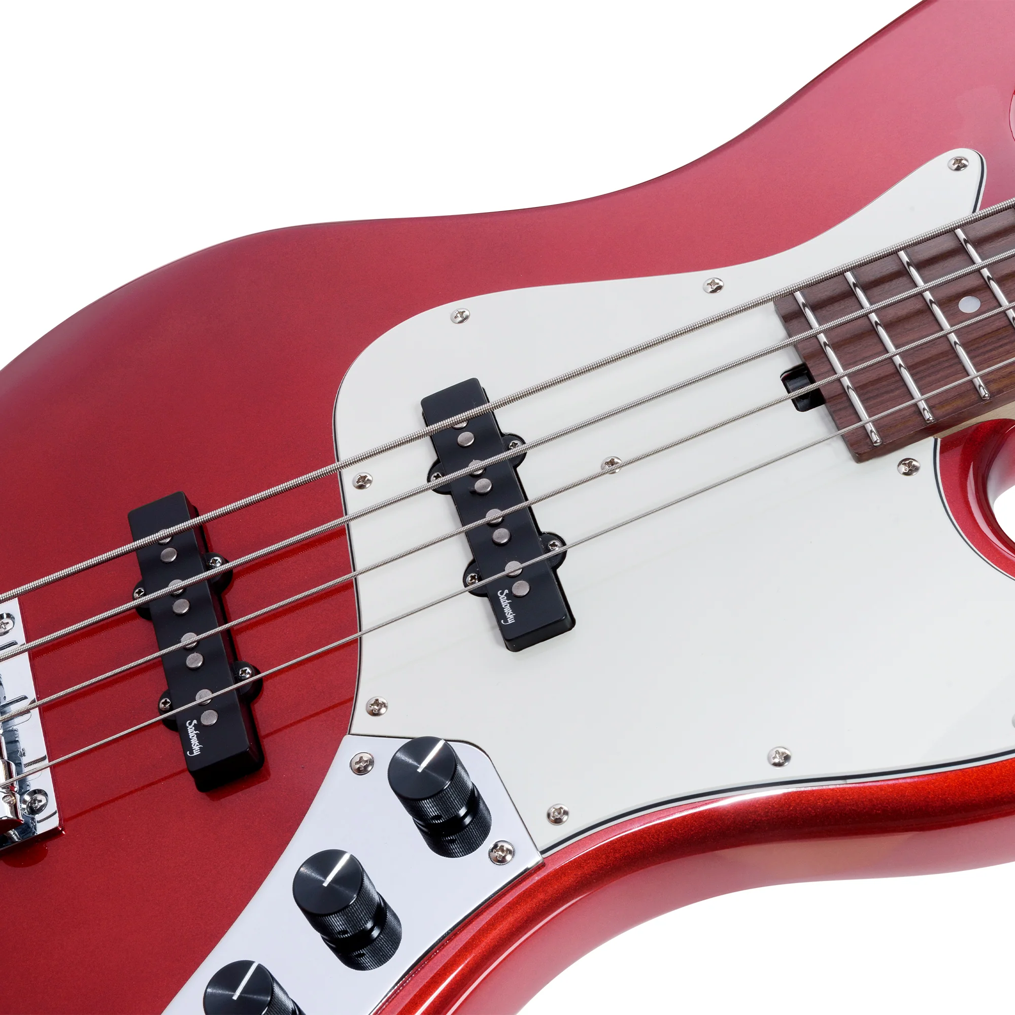 Sadowsky 2024 Metro Express 21 Fret Vintage JJ Bass Solid Candy Apple Red - Image 8