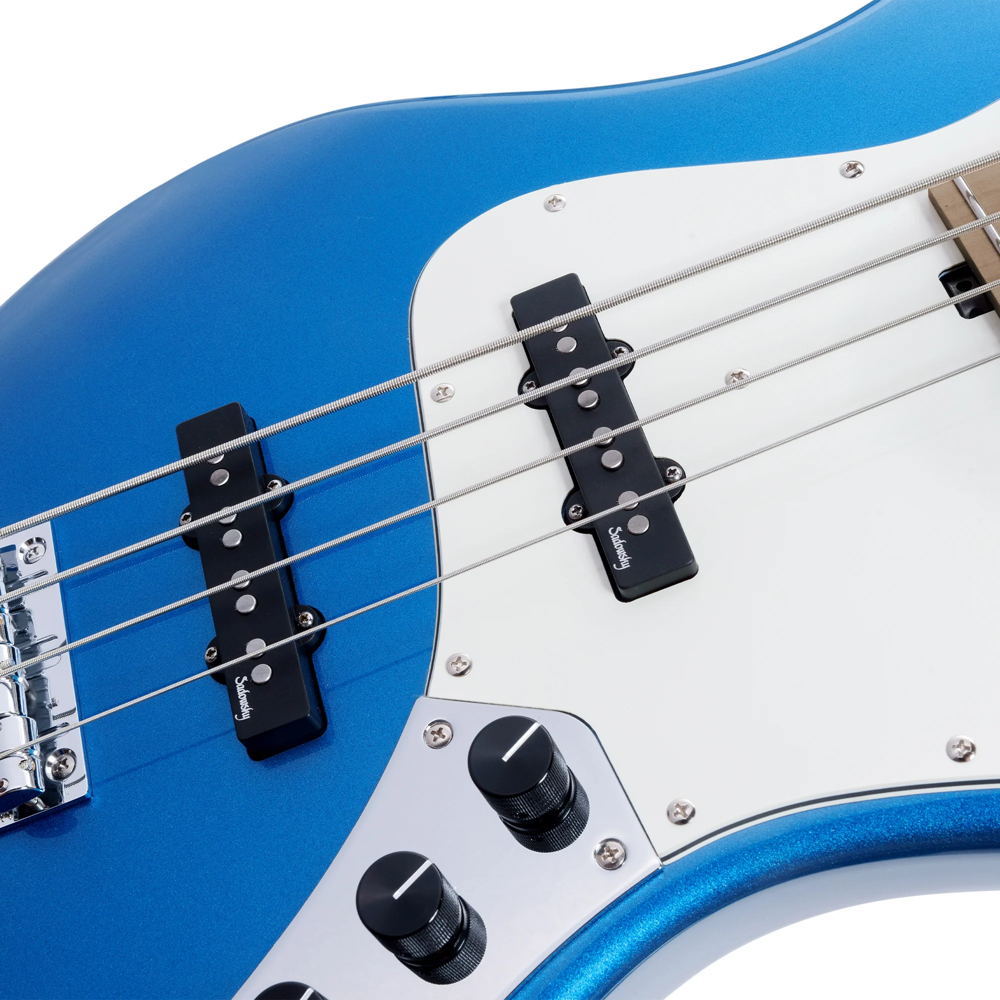 Sadowsky 2024 Metro Express 21 Fret Vintage JJ Bass Solid Ocean Blue Metallic - Image 5