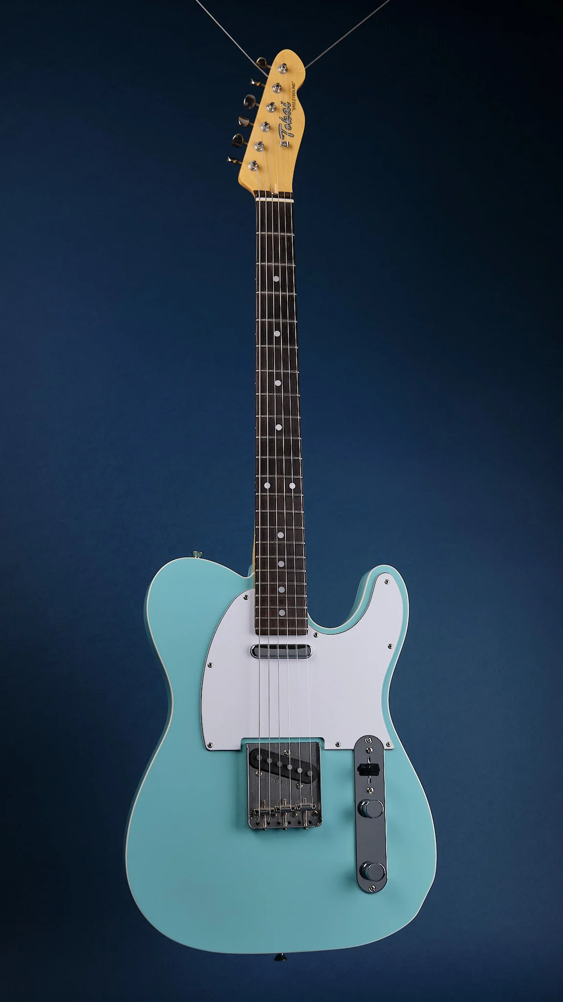 Tokai 'Vintage Series' Breezysound TTE-98B SOB/R Sonic Blue (Second-Hand) - Image 4